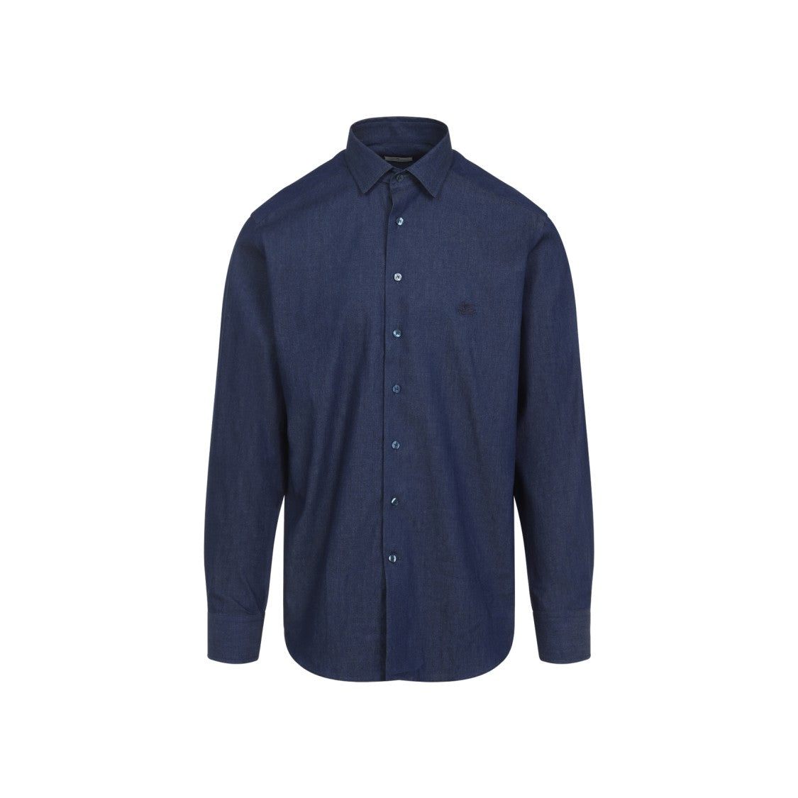 Tailored Blue Cotton Shirt