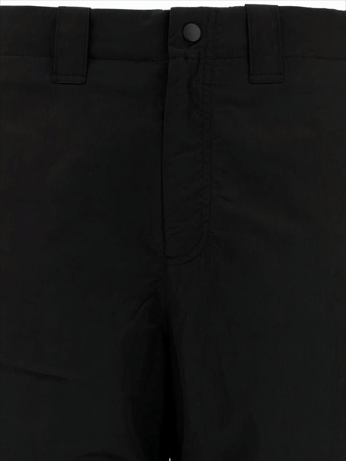 Black Straight Pants with Zip Detail