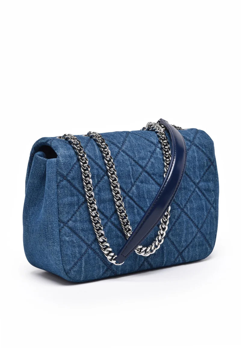 Willa Denim Shoulder Bag - Denim