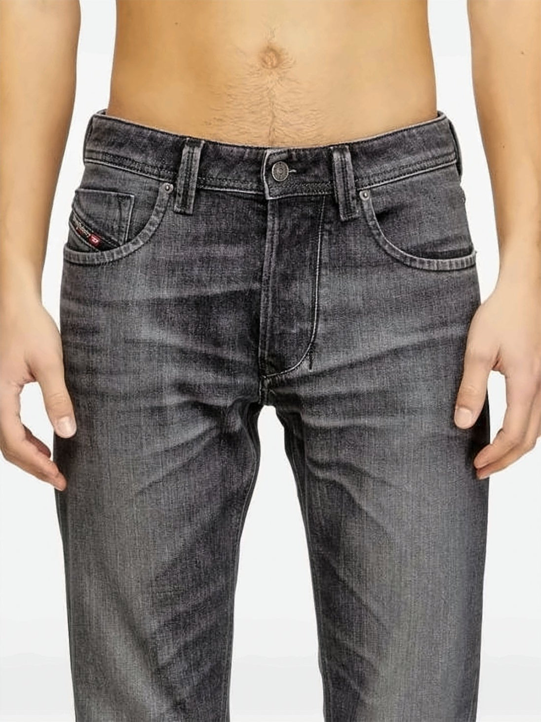 Faded Black Regular Fit Jeans