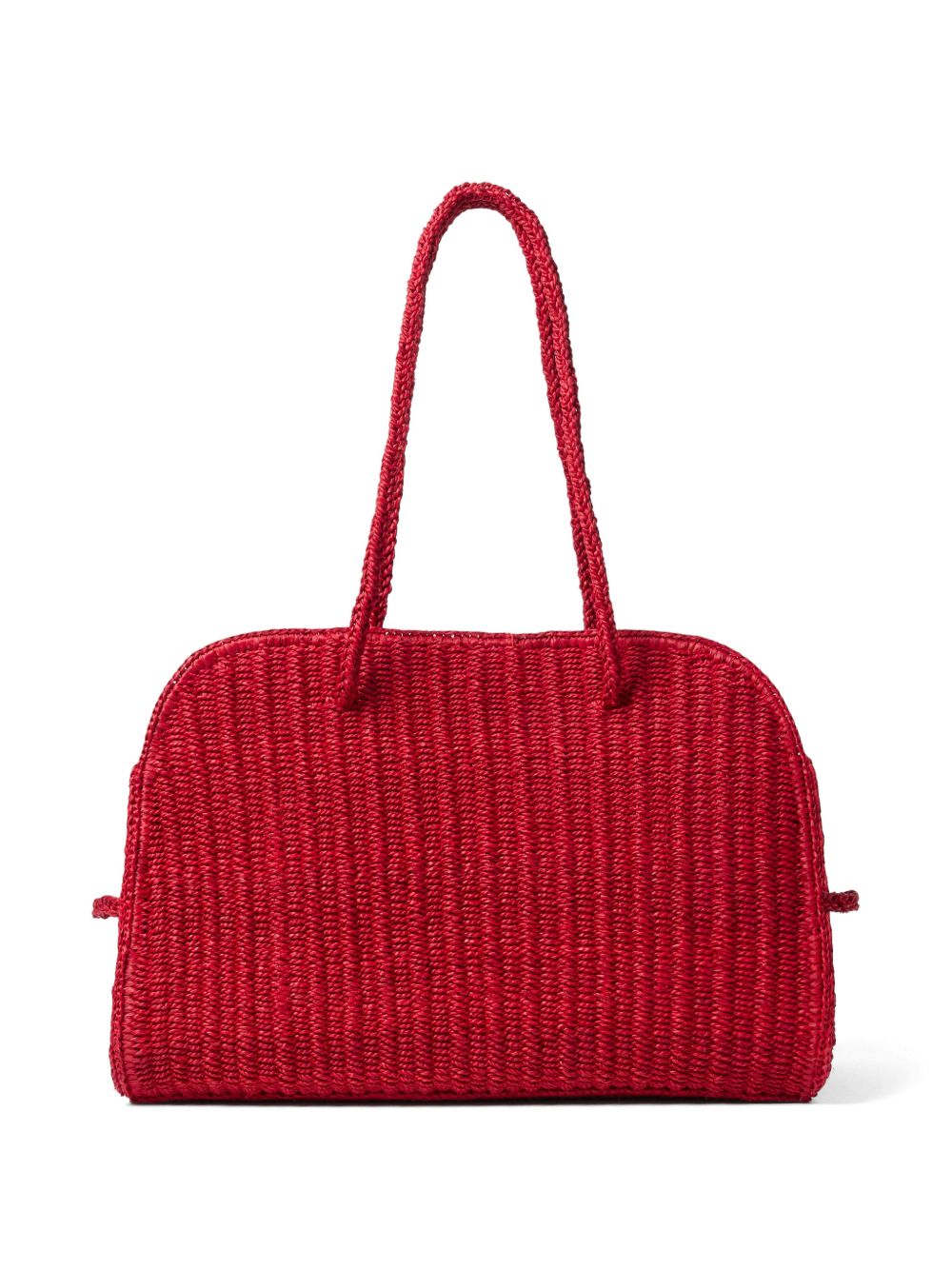 Raffia Top Handle Bag