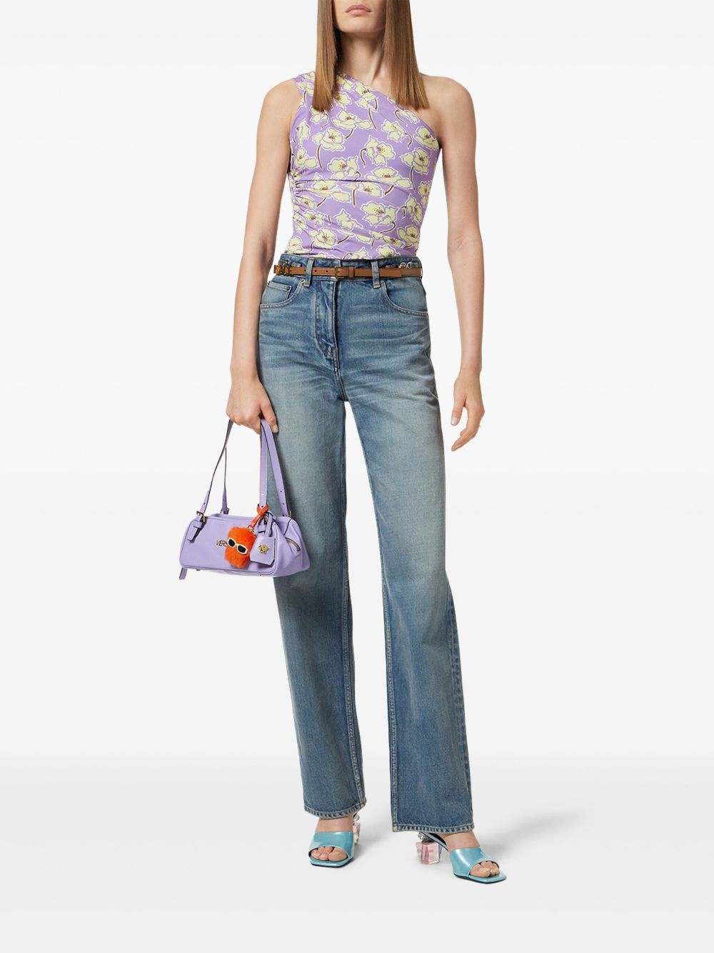 One-Shoulder Lilac Top