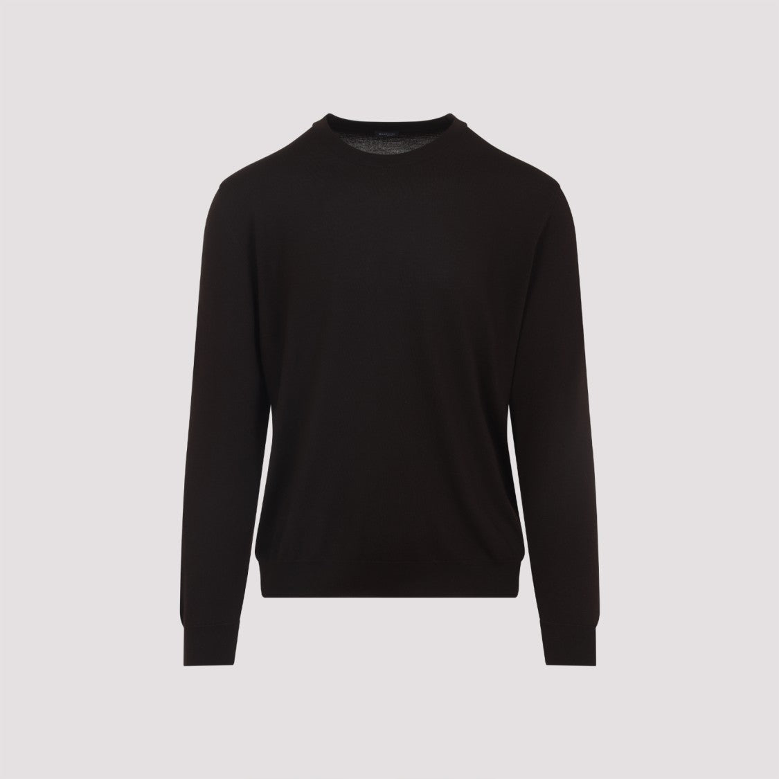 Cashmere-Silk Blend Sweater With Classic Crew Neckline
