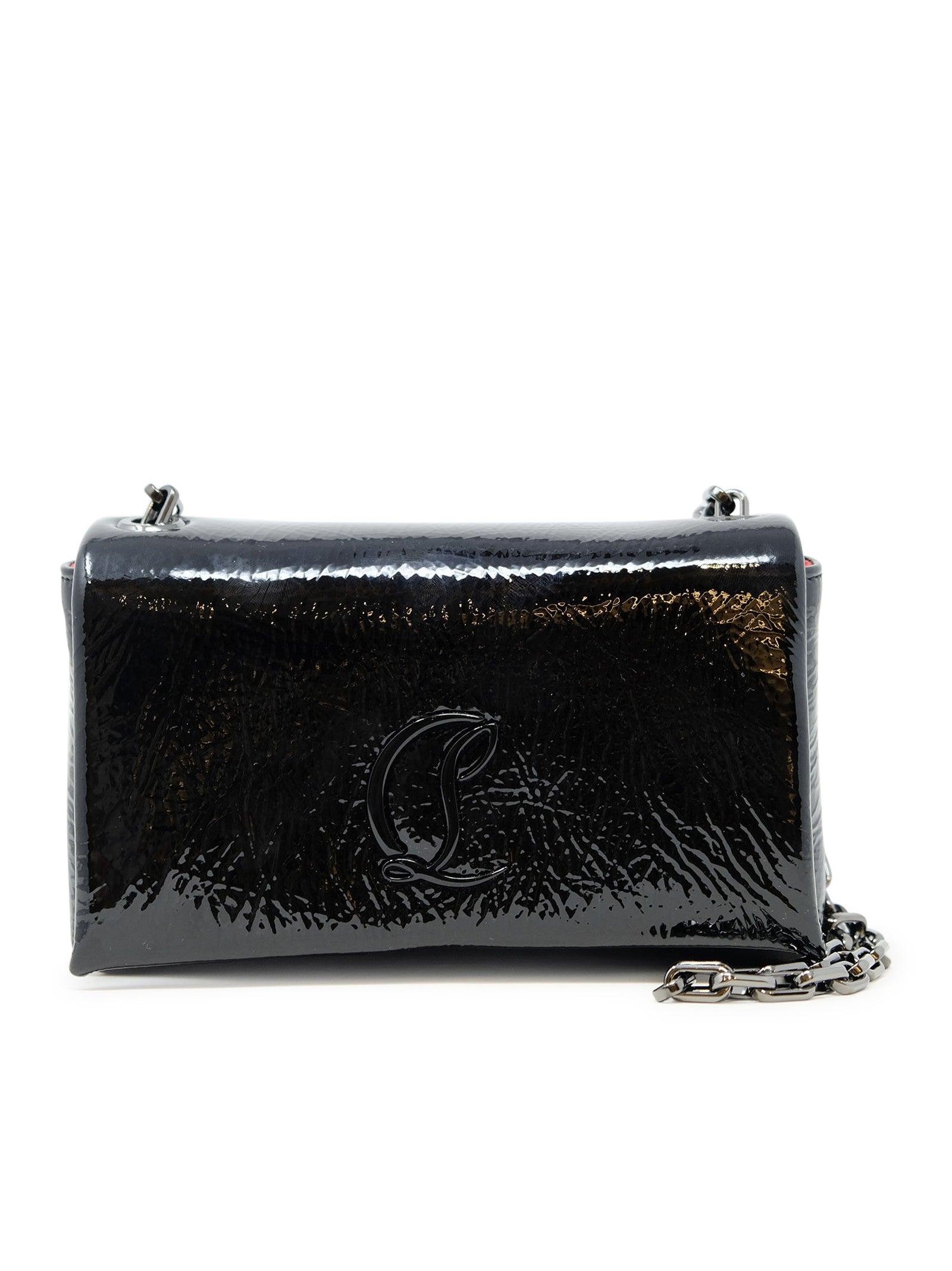 3255017 Bk01 Black Leather Loubi54 Bag