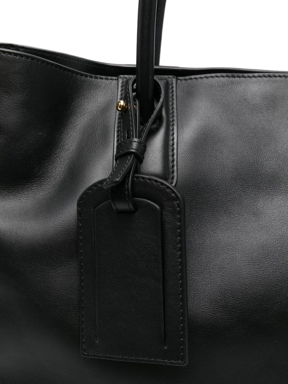 Black Bag with Gold Zipper Detail