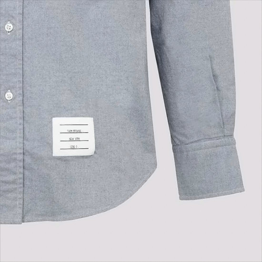 Long-Sleeve Shirt with Classic Collar and Striped Detailing