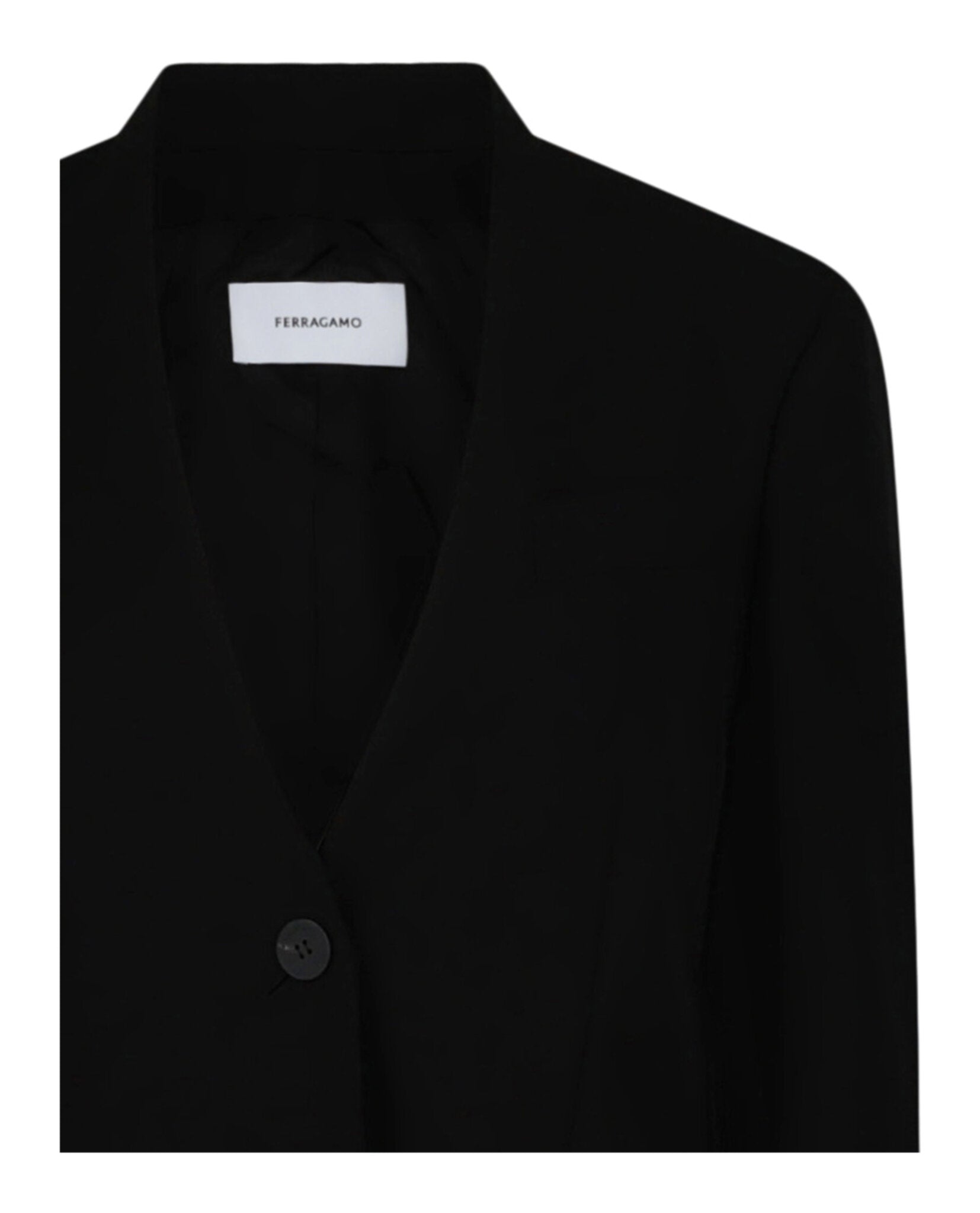 Single-Breasted Wool Blazer