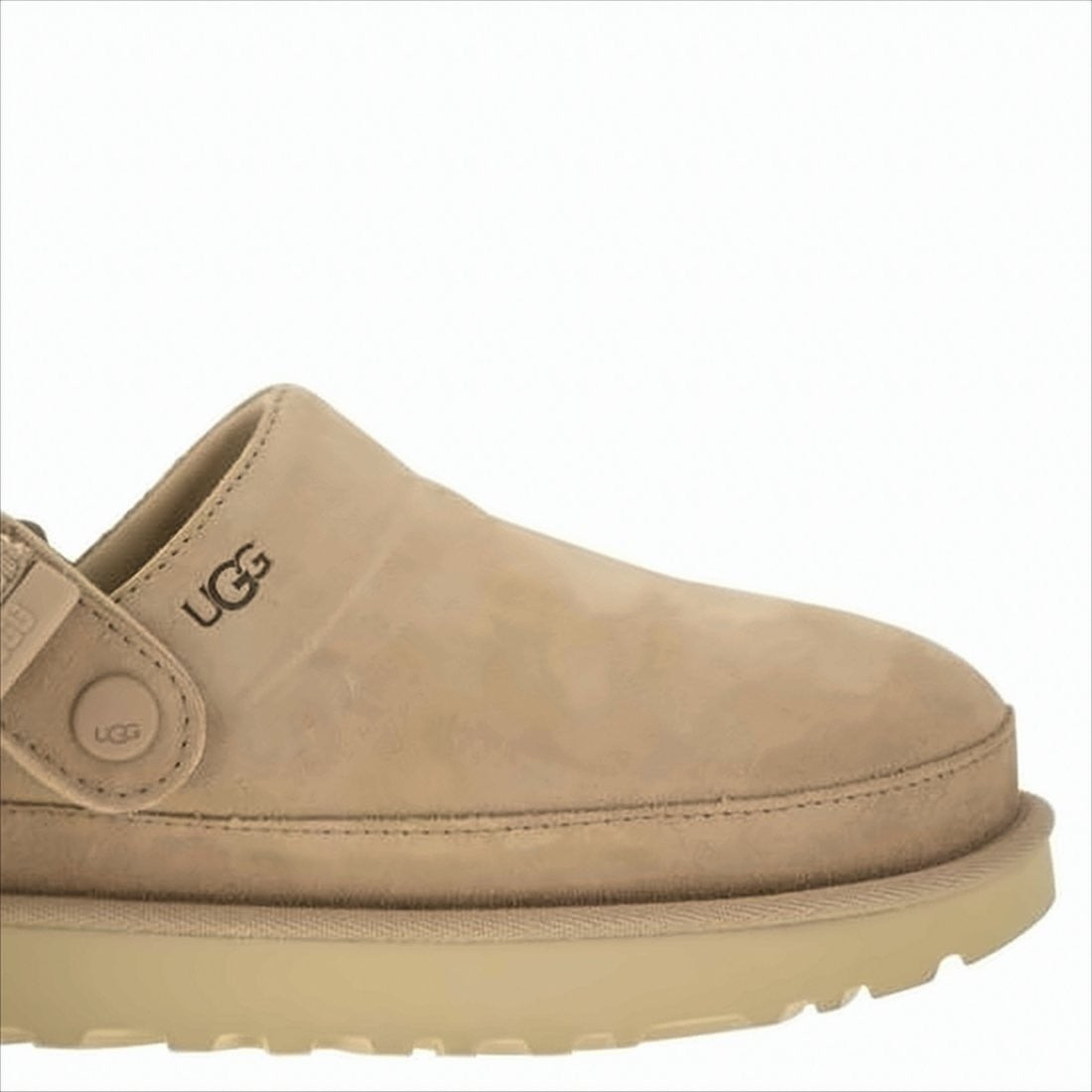 Suede Slip-On Mules with Textured EVA Sole