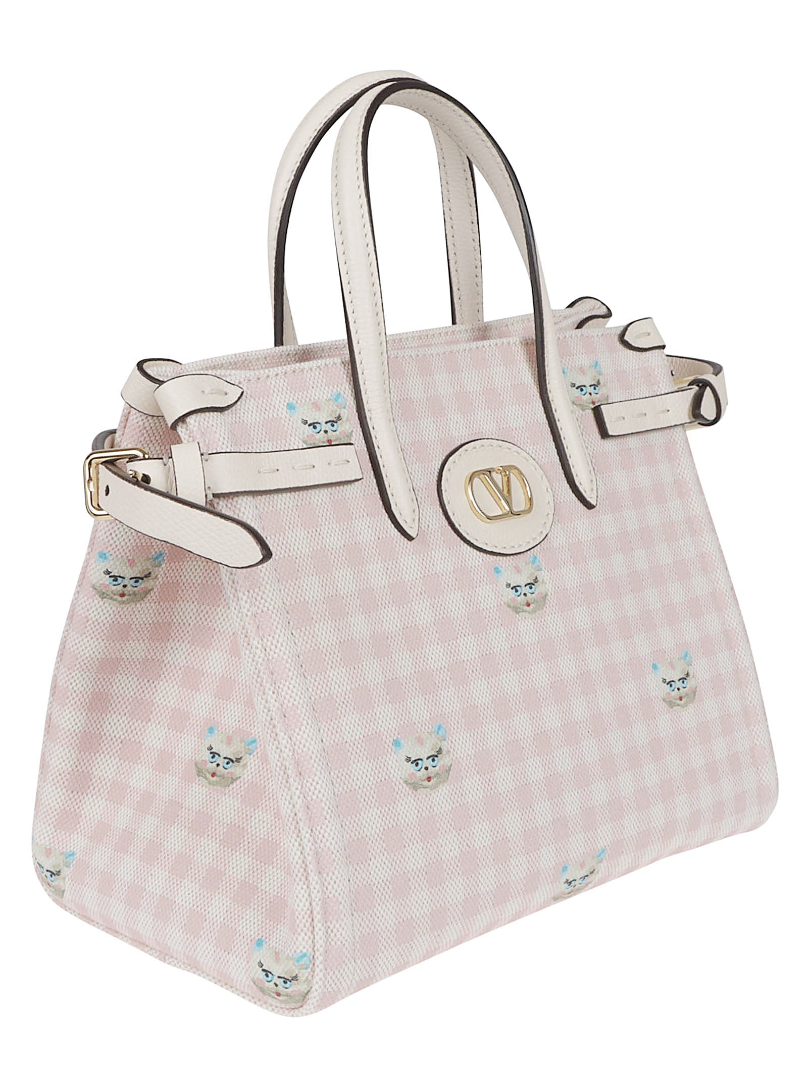 Structured Canvas Shopping Bag