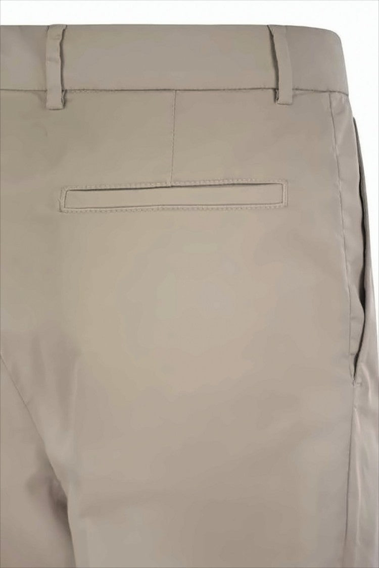 Tailored Straight Pants with Subtle Sheen