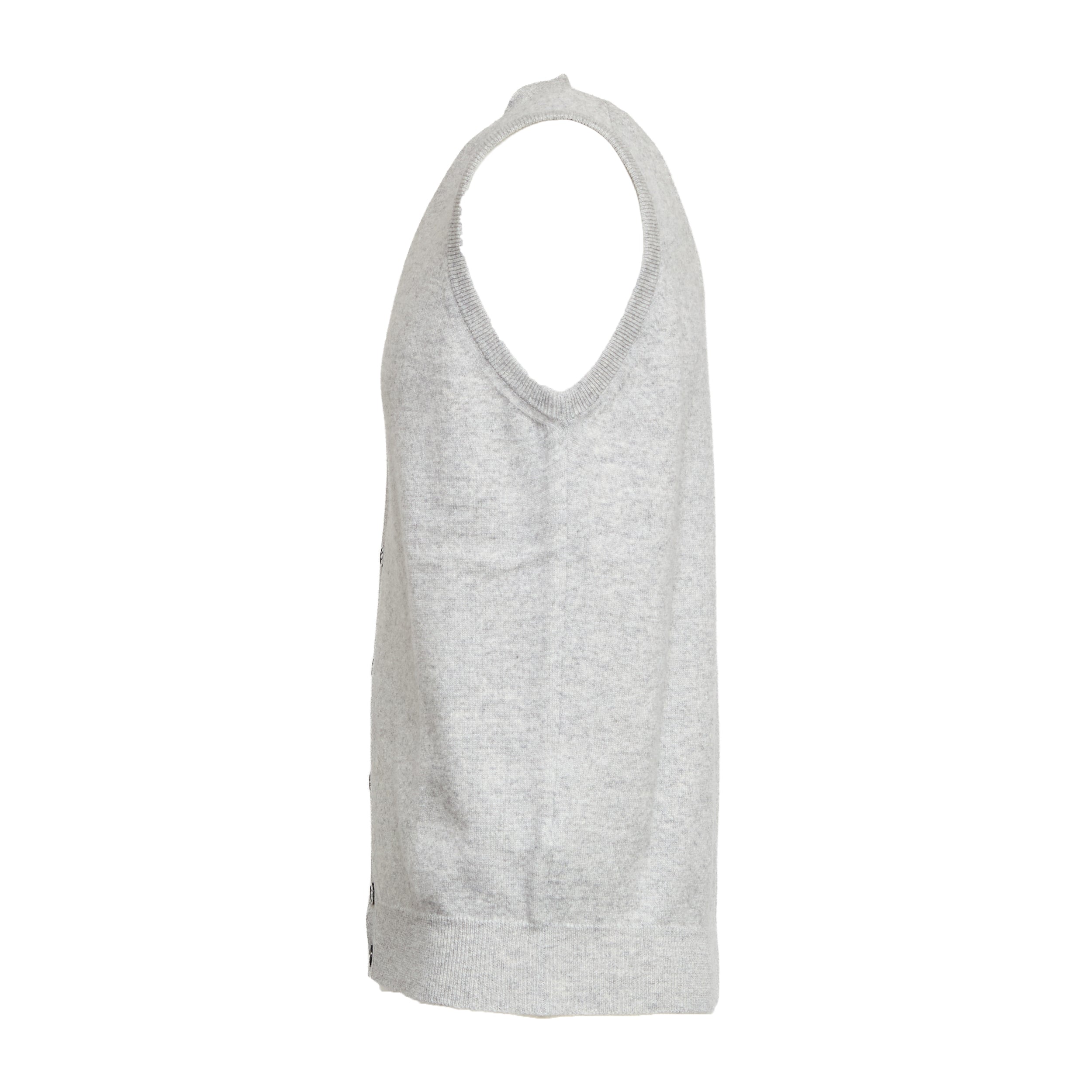 Wool and Cashmere Buttoned Vest