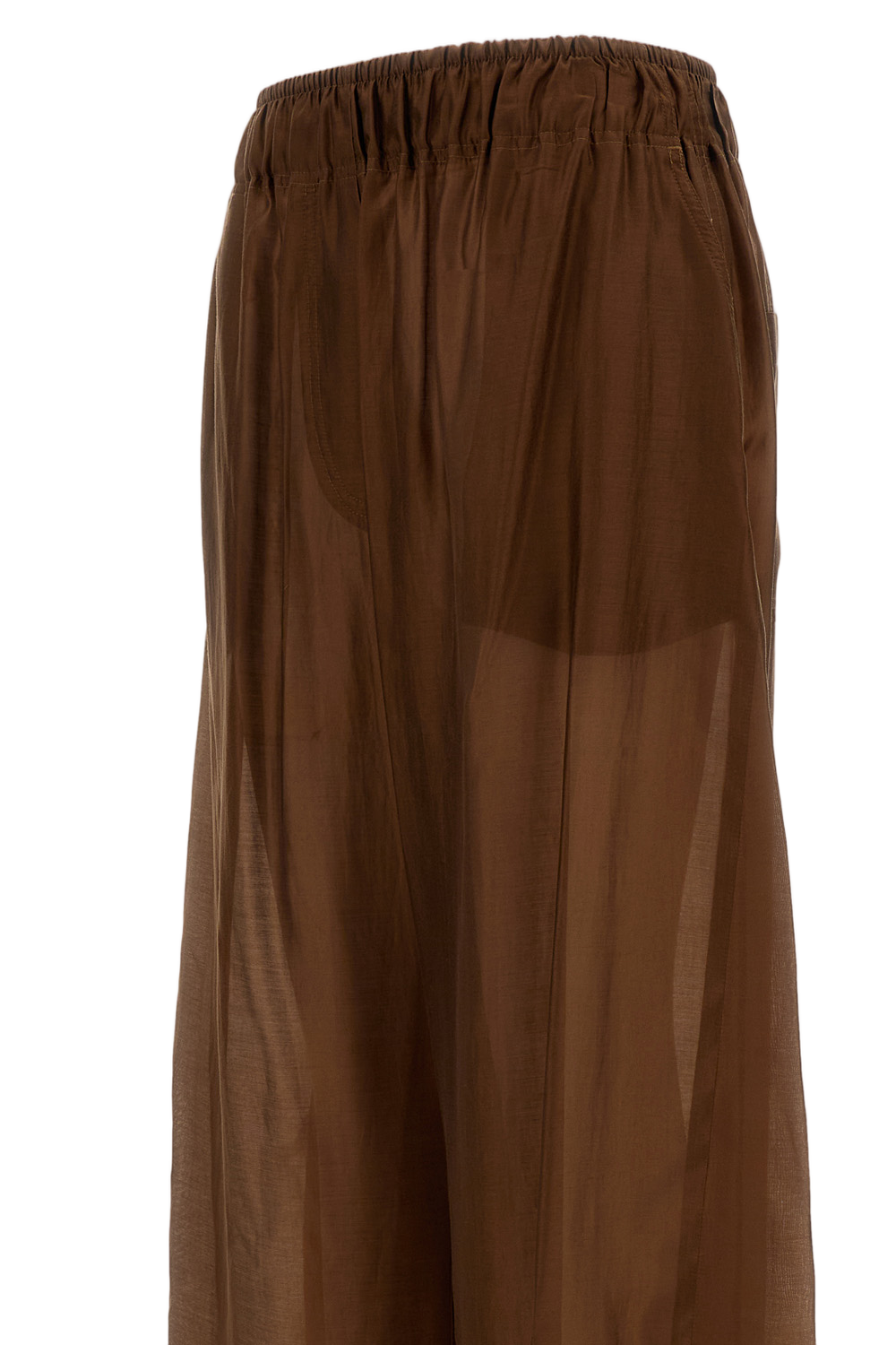 Dora Mussola Leggera Wide-Leg Trousers