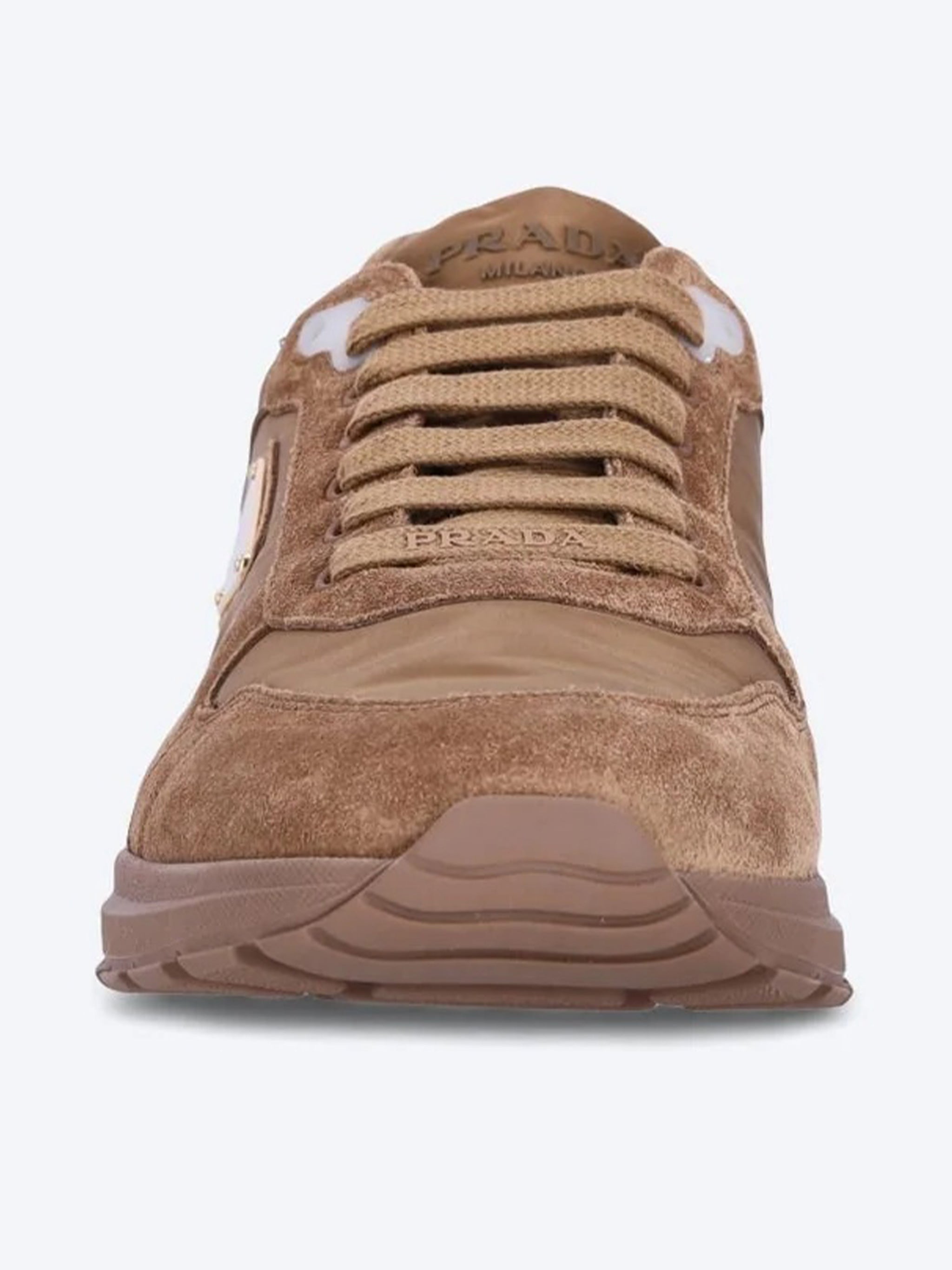 Earthy Brown Prax 2.0 Nylon/Suede Sneakers