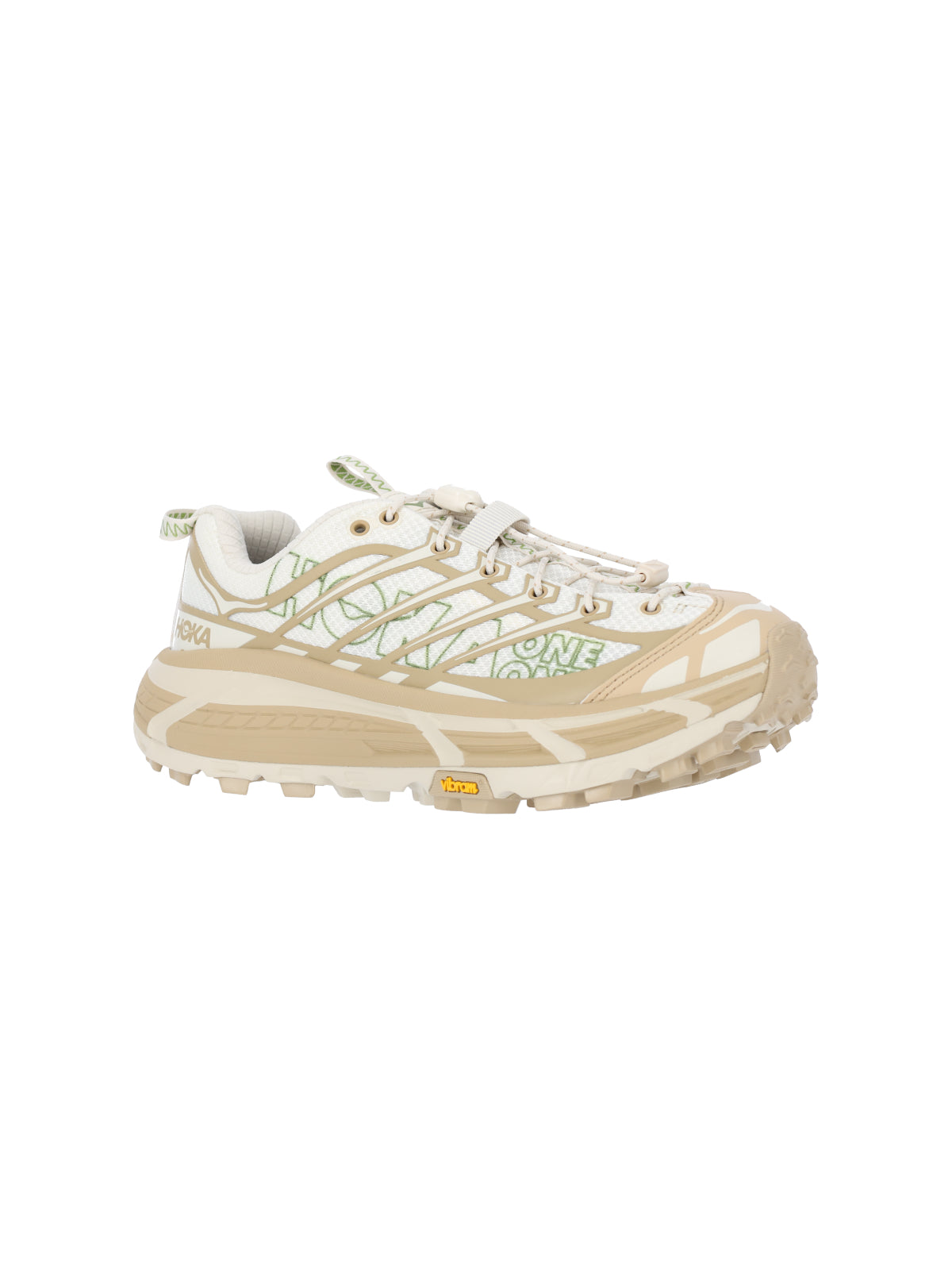 Green Mafate Speed 2 Leather Sneakers