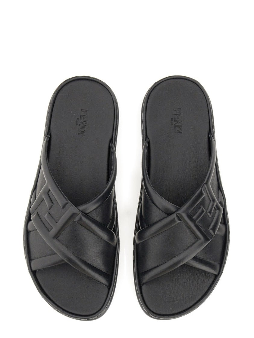 Black Leather Sandal