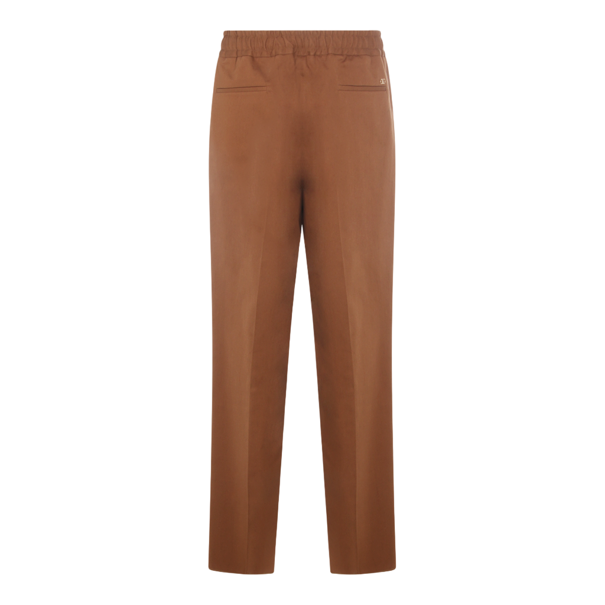Straight-Leg Casual Trousers With Drawstring Waistband