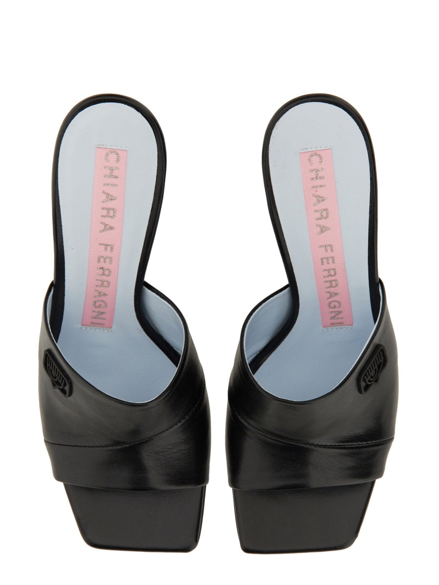 Black Leather Sandal