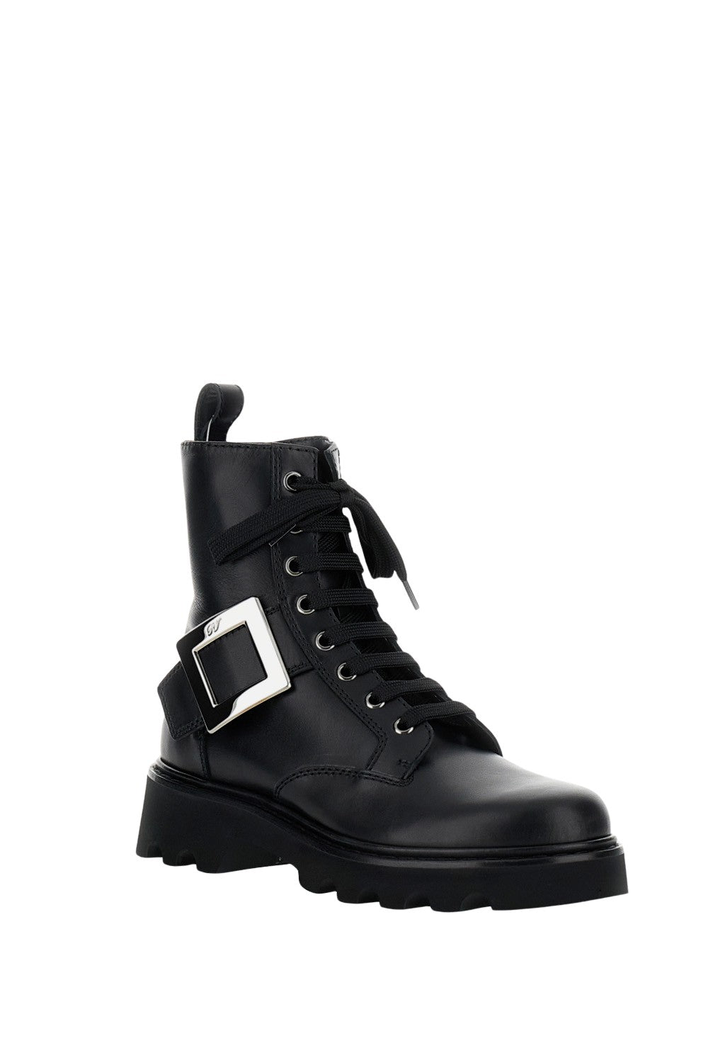 Pointed Toe Black Boots With Sturdy Heel