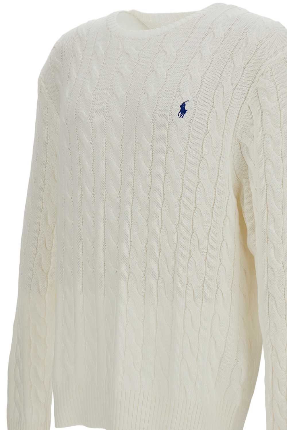 Cable Knit Crew Neck Sweater