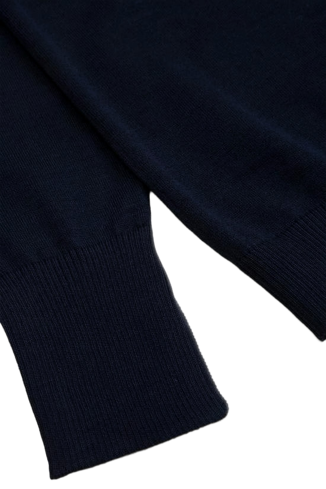Crewneck Sweater in Deep Navy Merino Wool