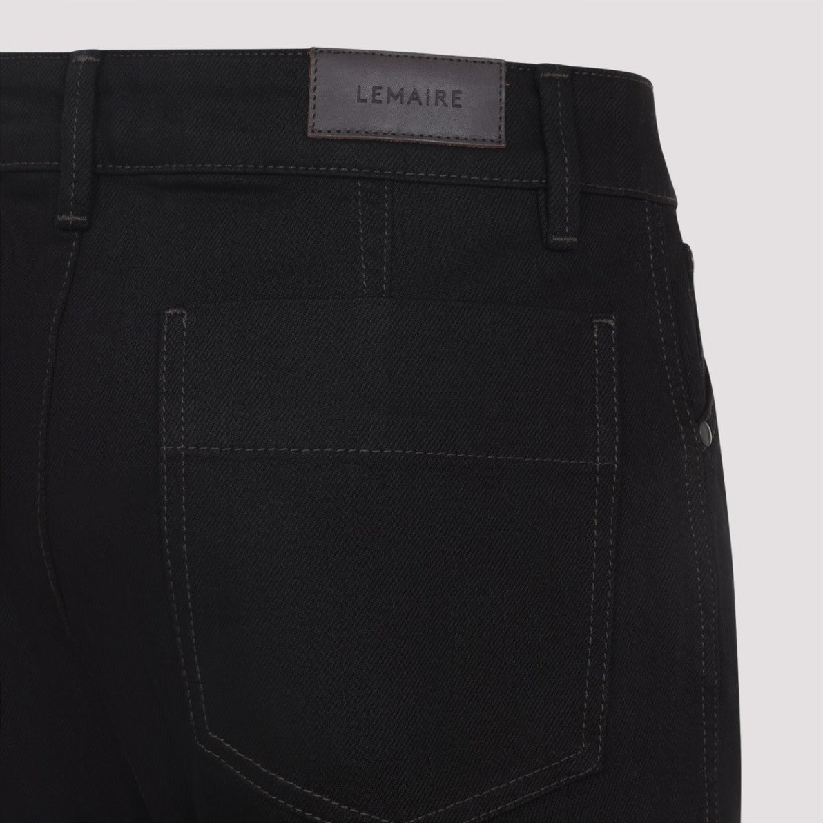 Grey Cotton Trousers With High Waist