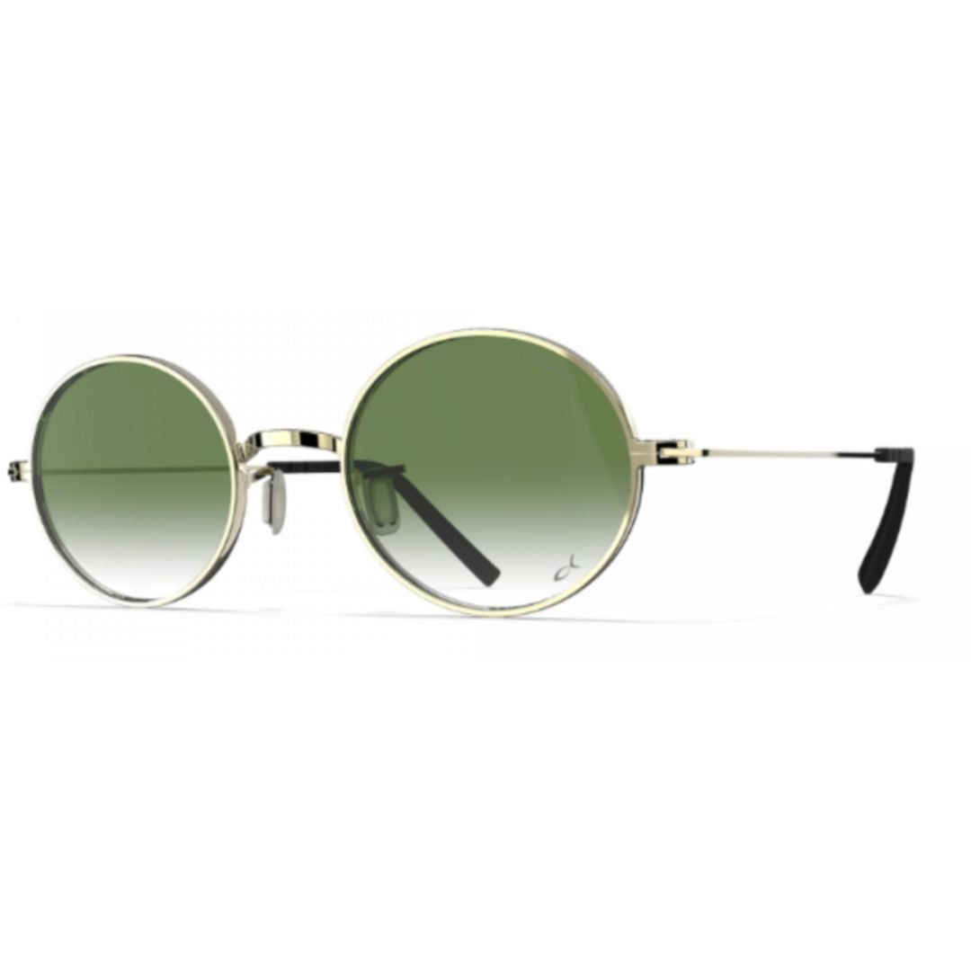 Bf1037 Tahoe Round Titanium Sunglasses with Gradient Lenses