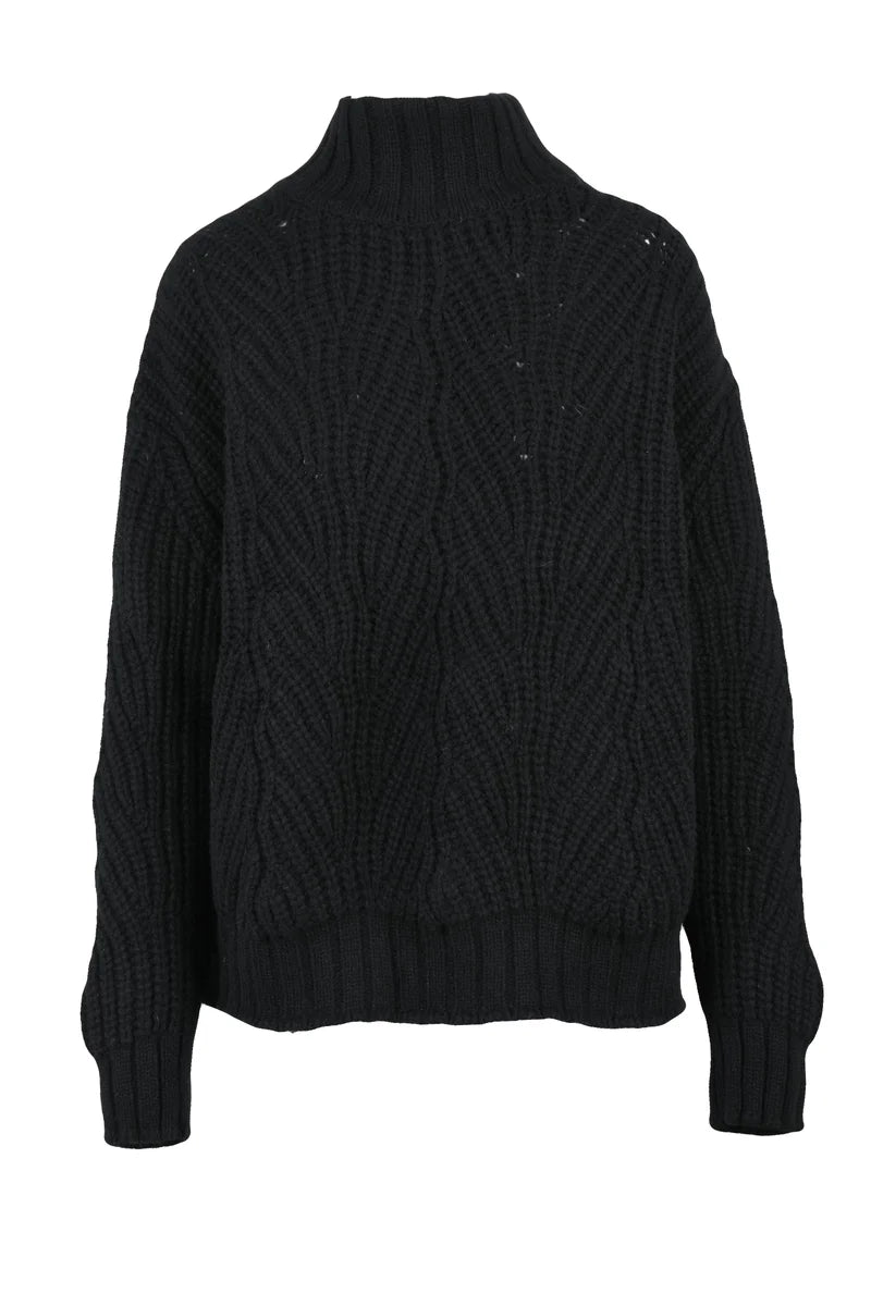Turtleneck Sweater - Black