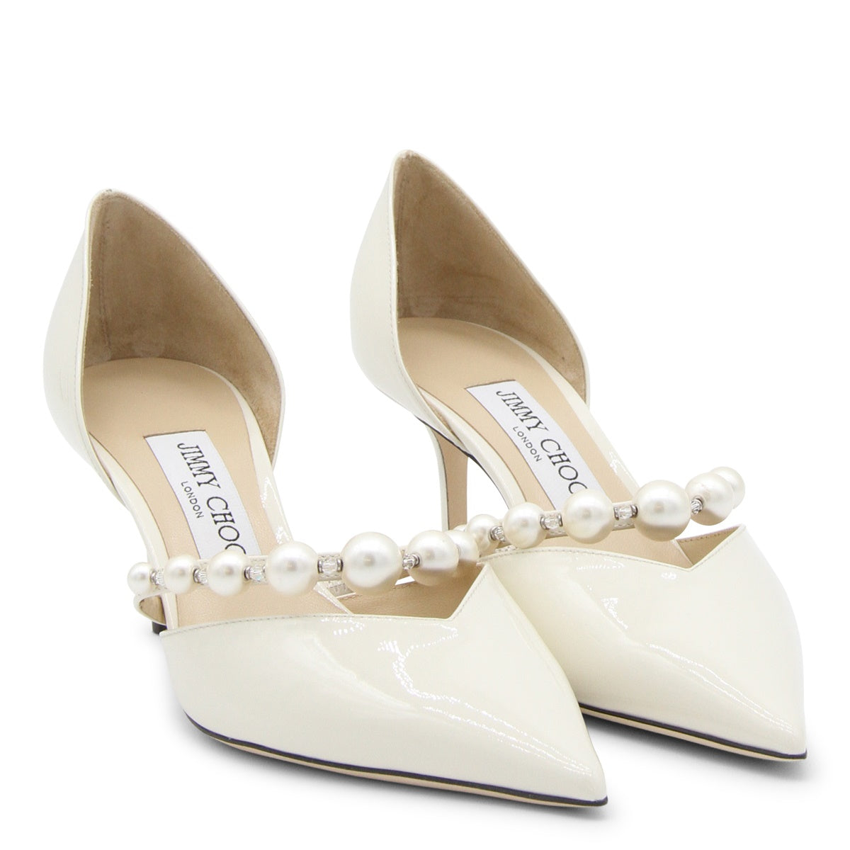 Latte Leather Pumps
