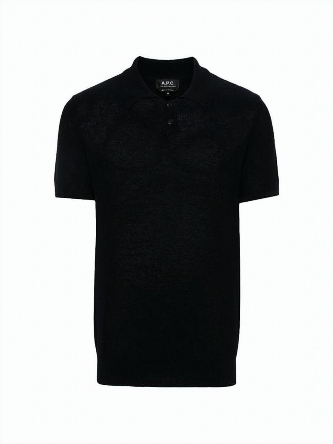 Black Short-Sleeve Polo Shirt