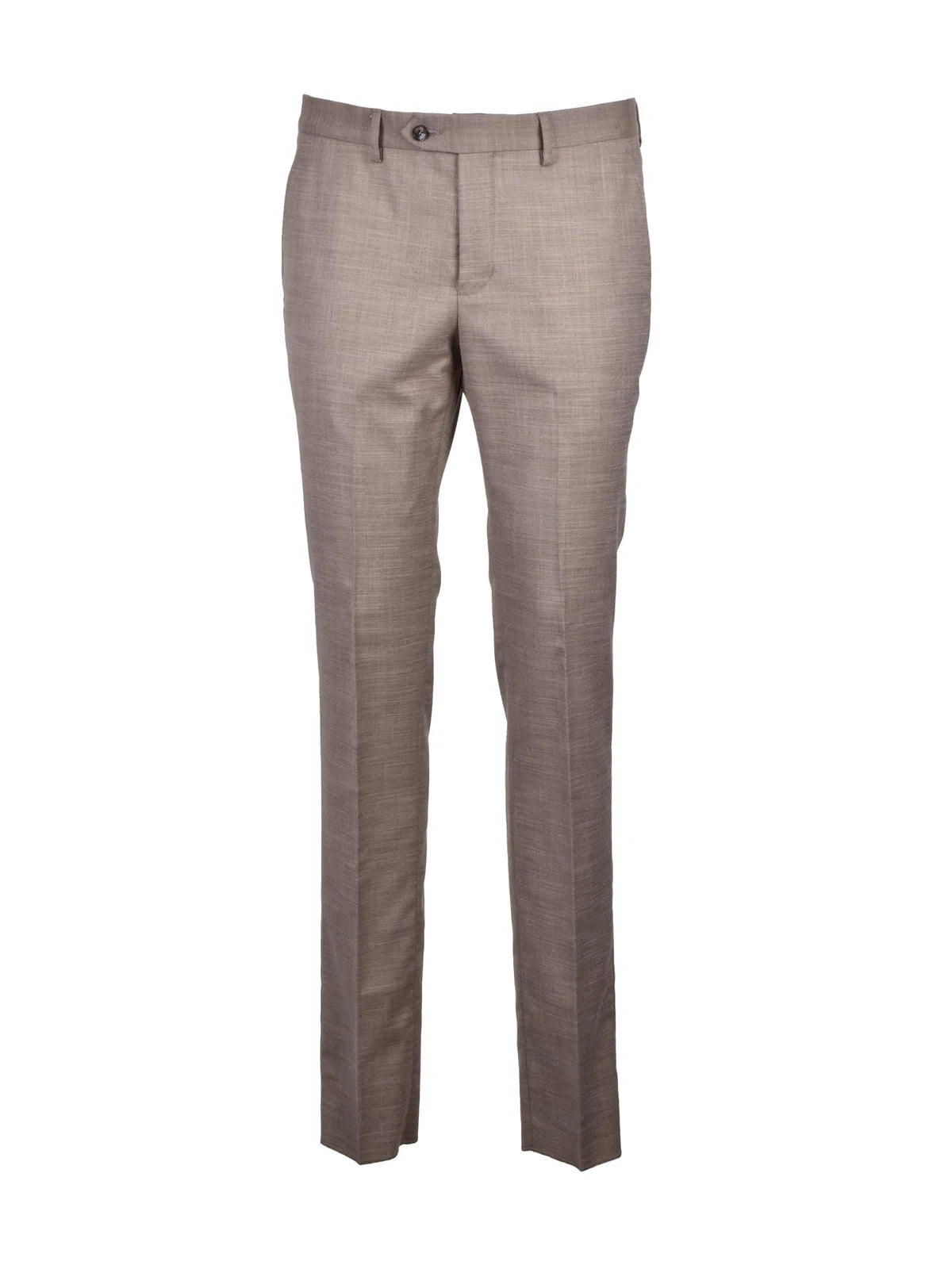 Brown Polyester Viscose Elastane Men Suit