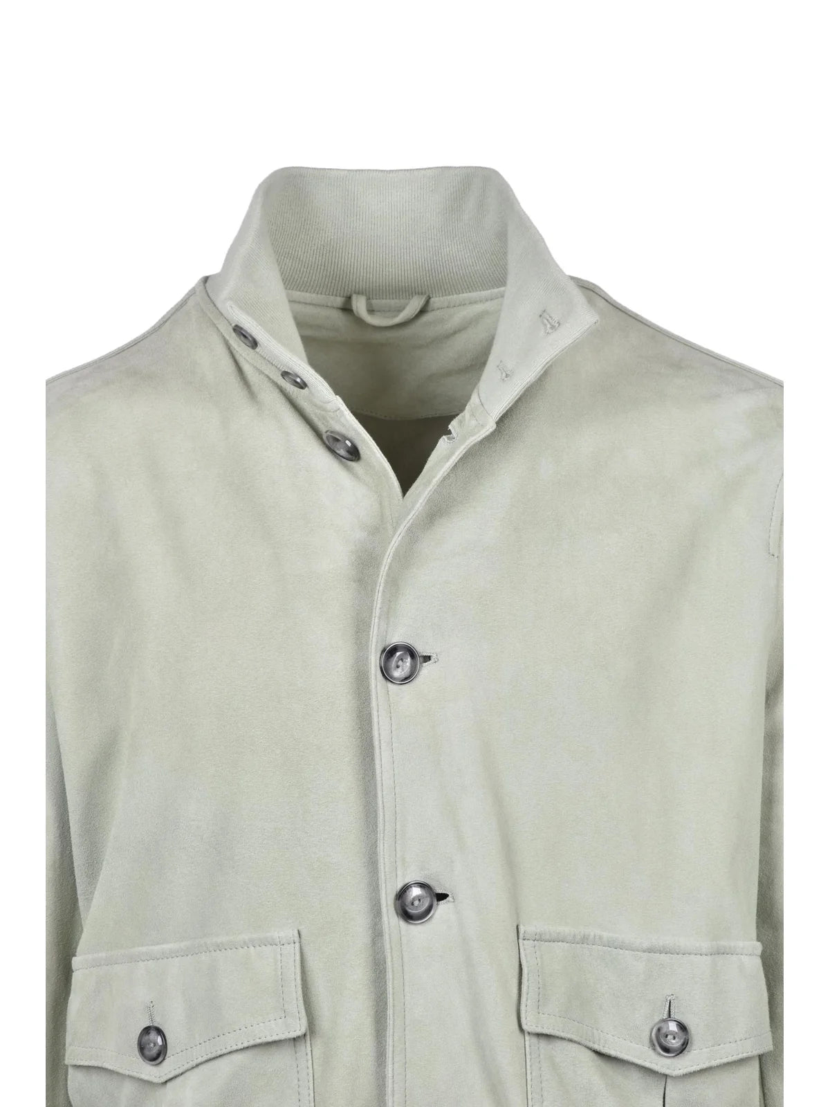 Rinaldo Leather Jacket - Aqua Green