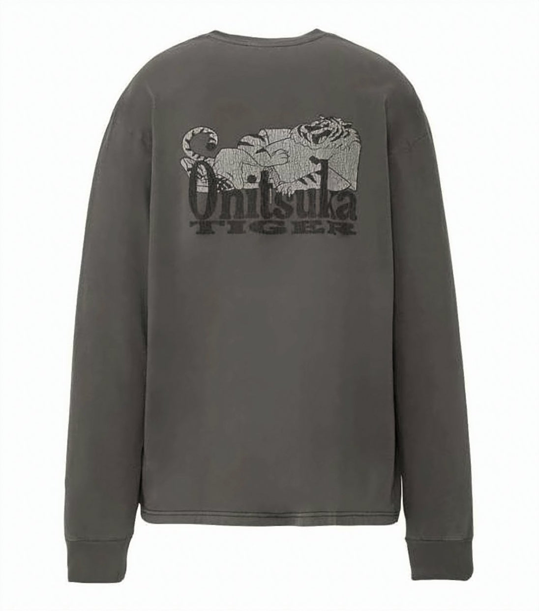 Muted Dark Grey Long-Sleeve T-Shirt