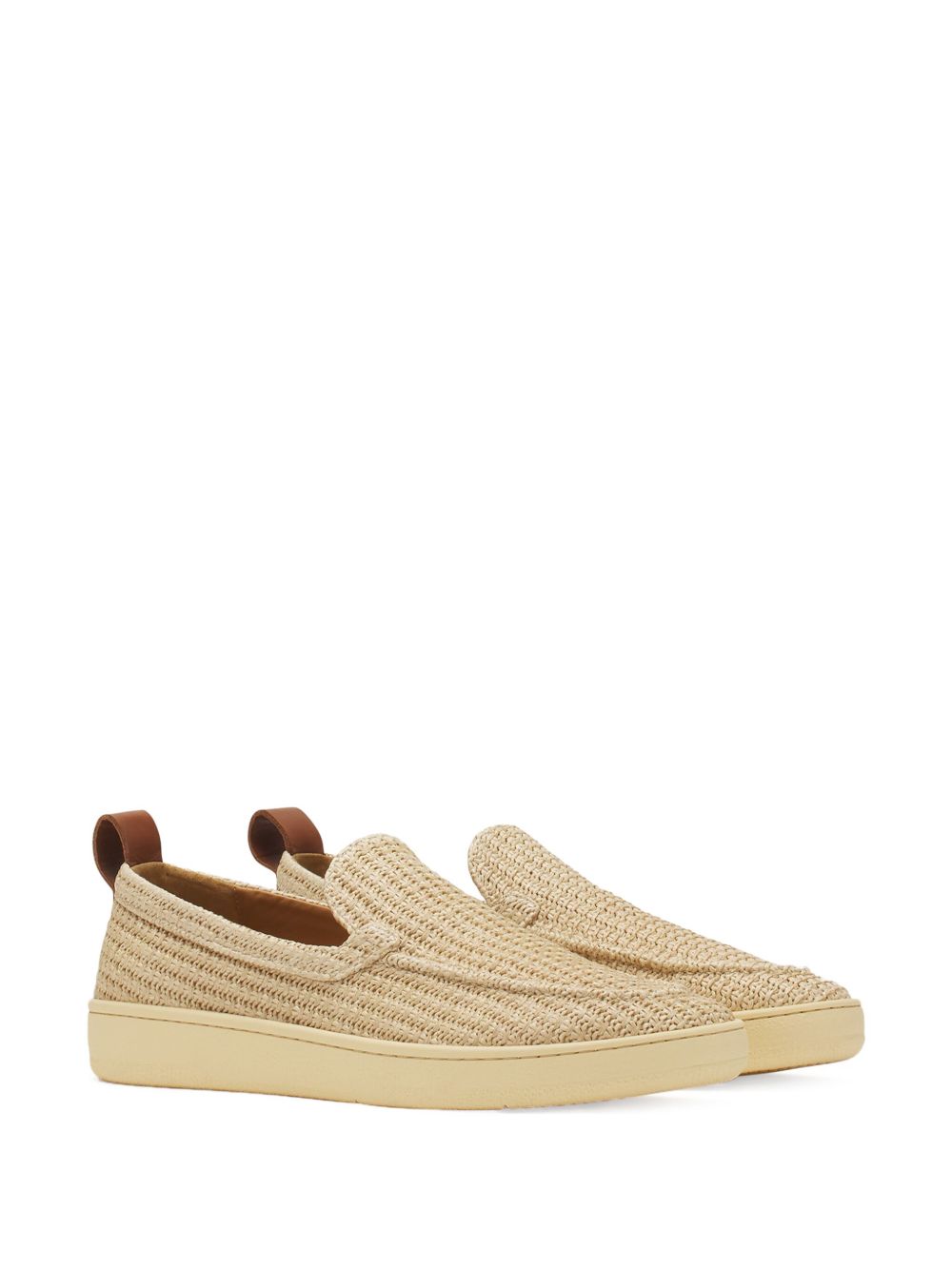 Woven Texture Loafers