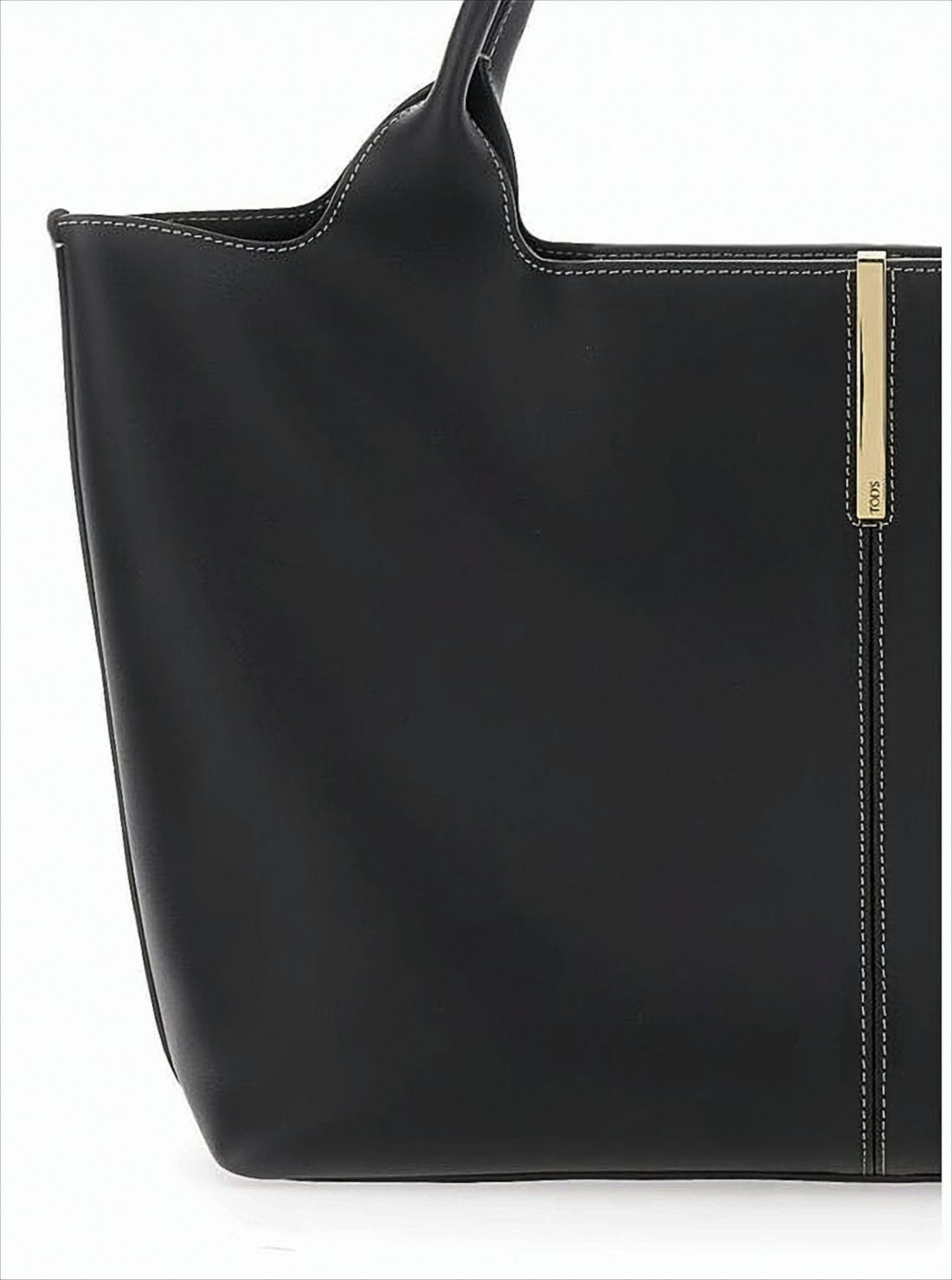 Calf Leather Shoulder Bag with Minimalist Design