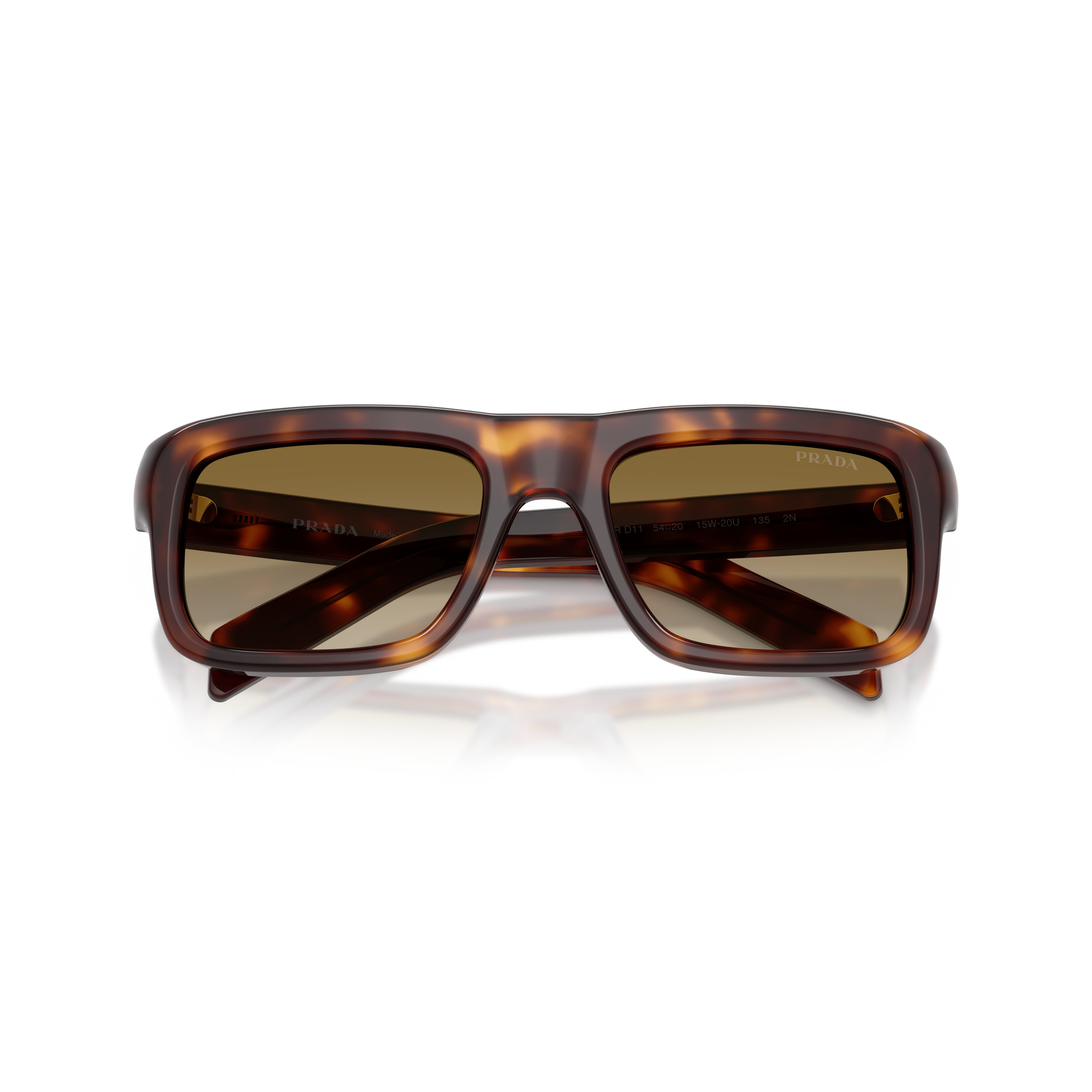 0pr D11s Rectangular Tortoiseshell Sunglasses