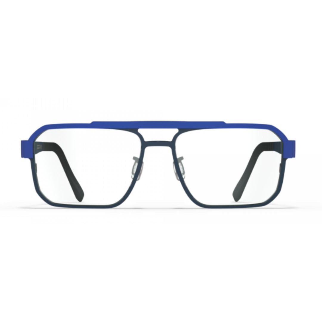 Bf1062 Camano Bold Rectangular Eyeglasses with Double Bridge Design