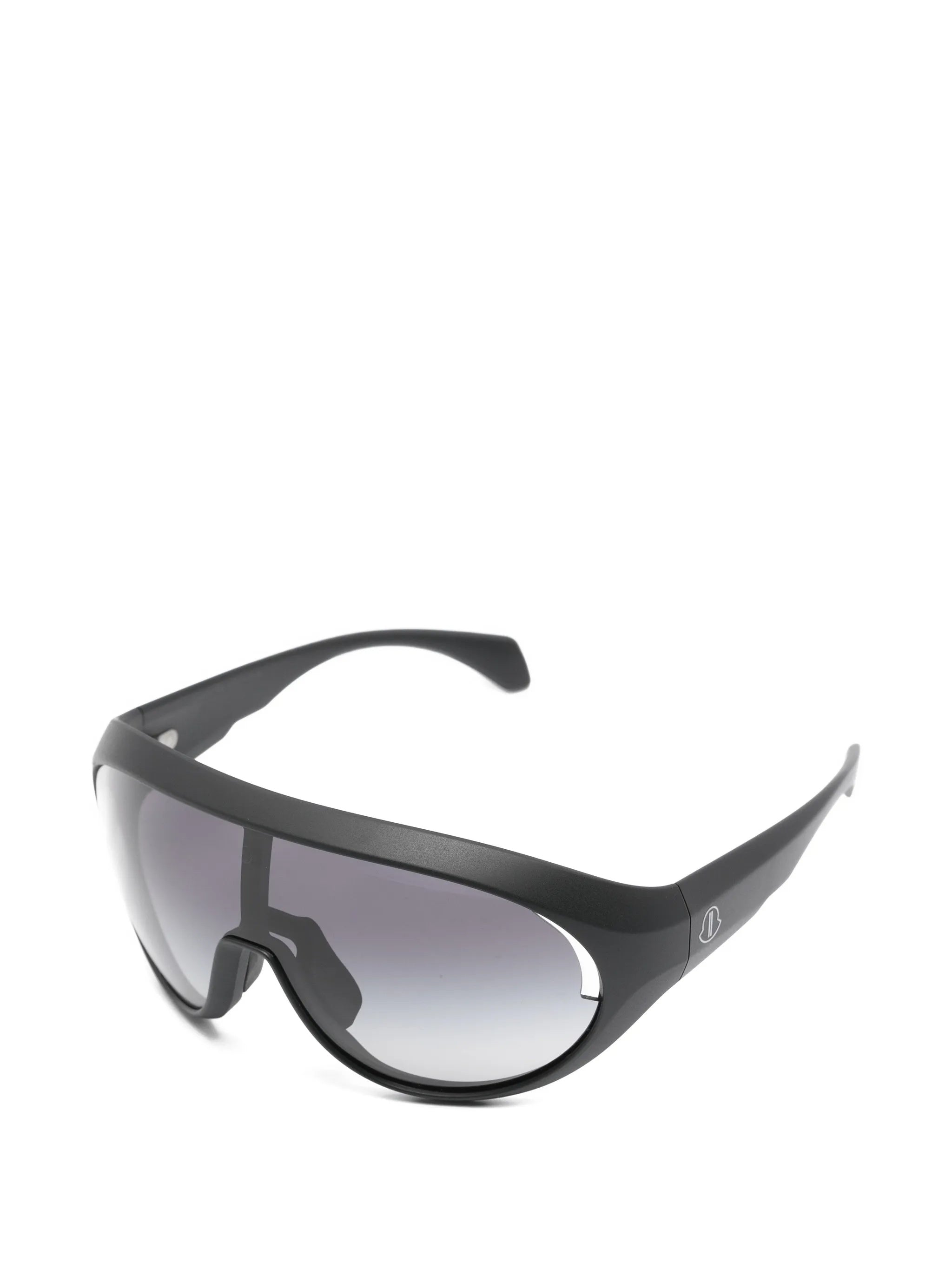 Black Wraparound Matte Frame Sunglasses