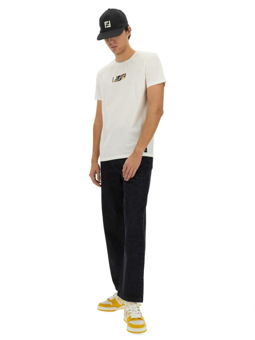Relaxed Fit Straight Leg Denim Jeans