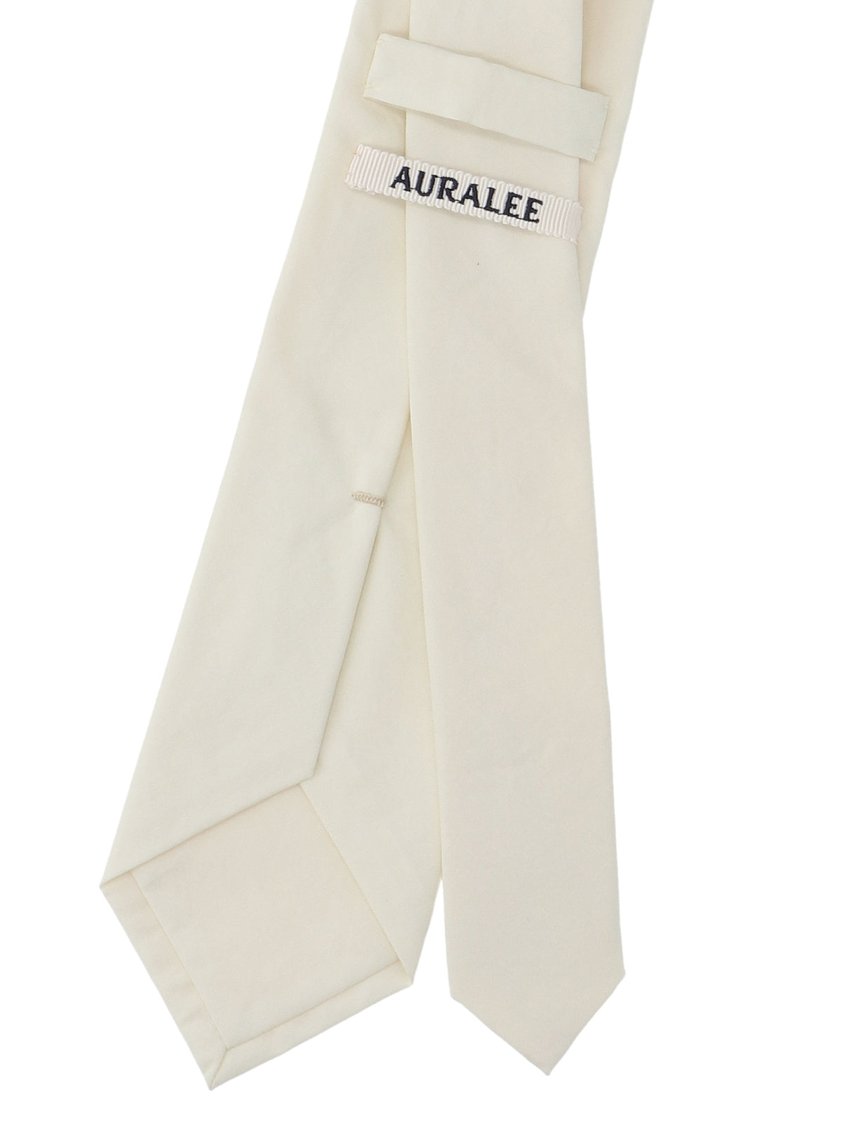 Adjustable Cotton Tie in Soft Cream