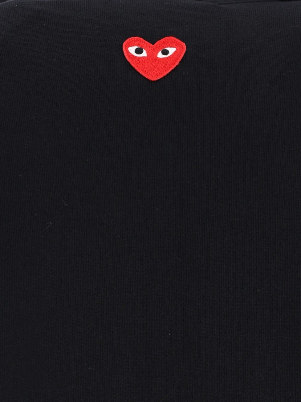 Logo Zip Hoodie – Black