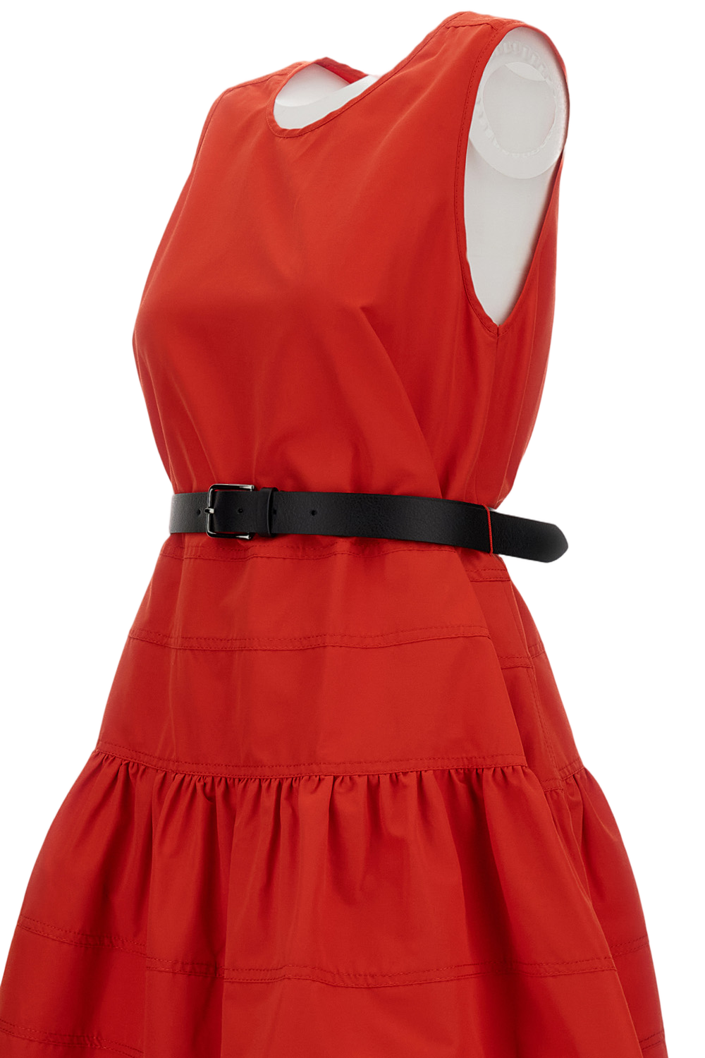 Red Dress with Silhouette