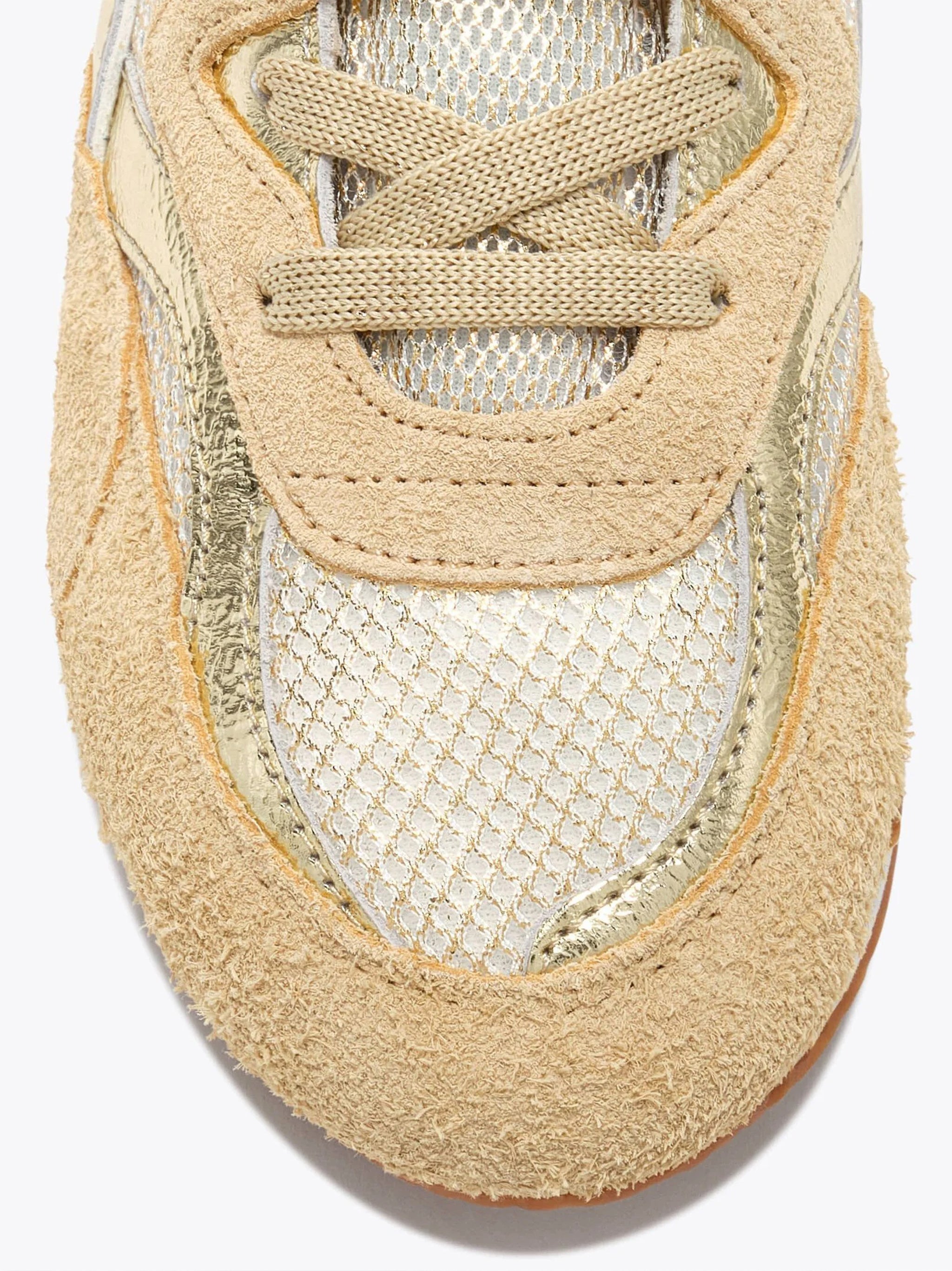 Equipe Revenge Iride Gold Suede Sneakers
