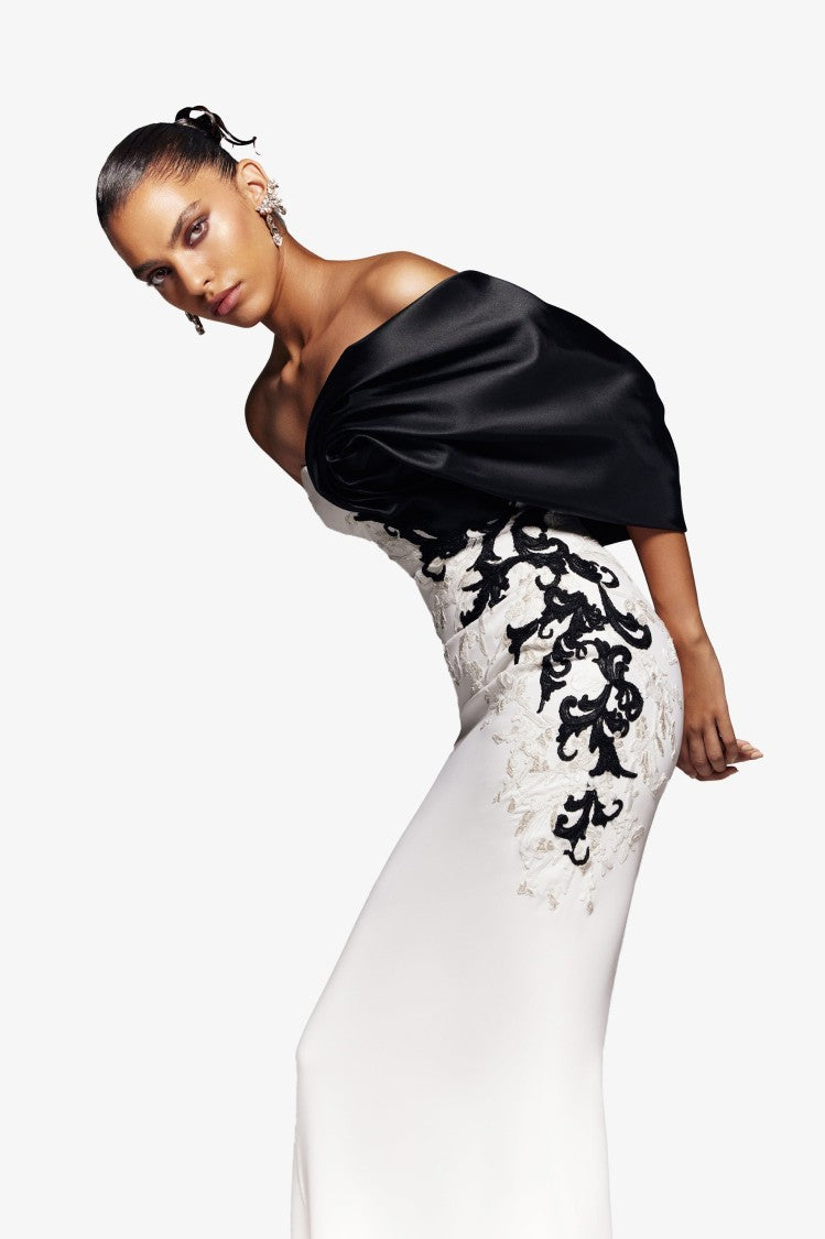 Crepe Straight Fit Dress