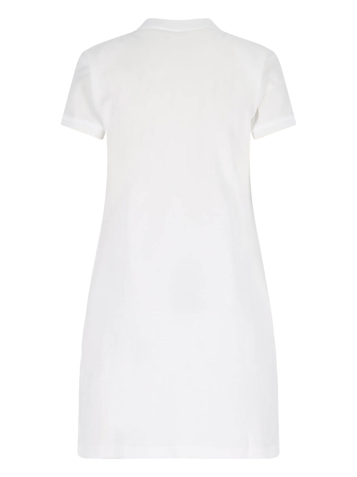 Logo Midi Dress – White