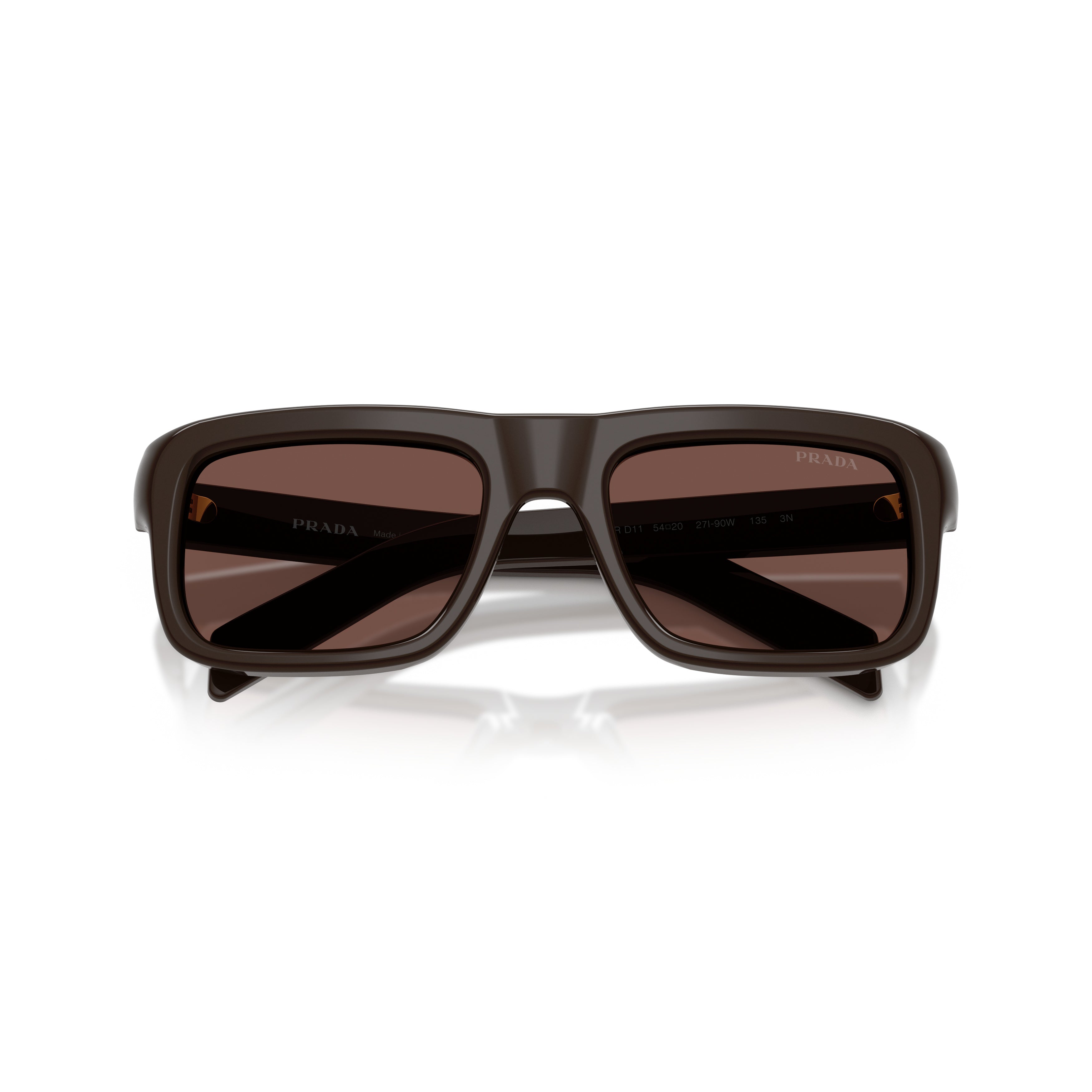 0pr D11s Bold Rectangular Frame Acetate Sunglasses