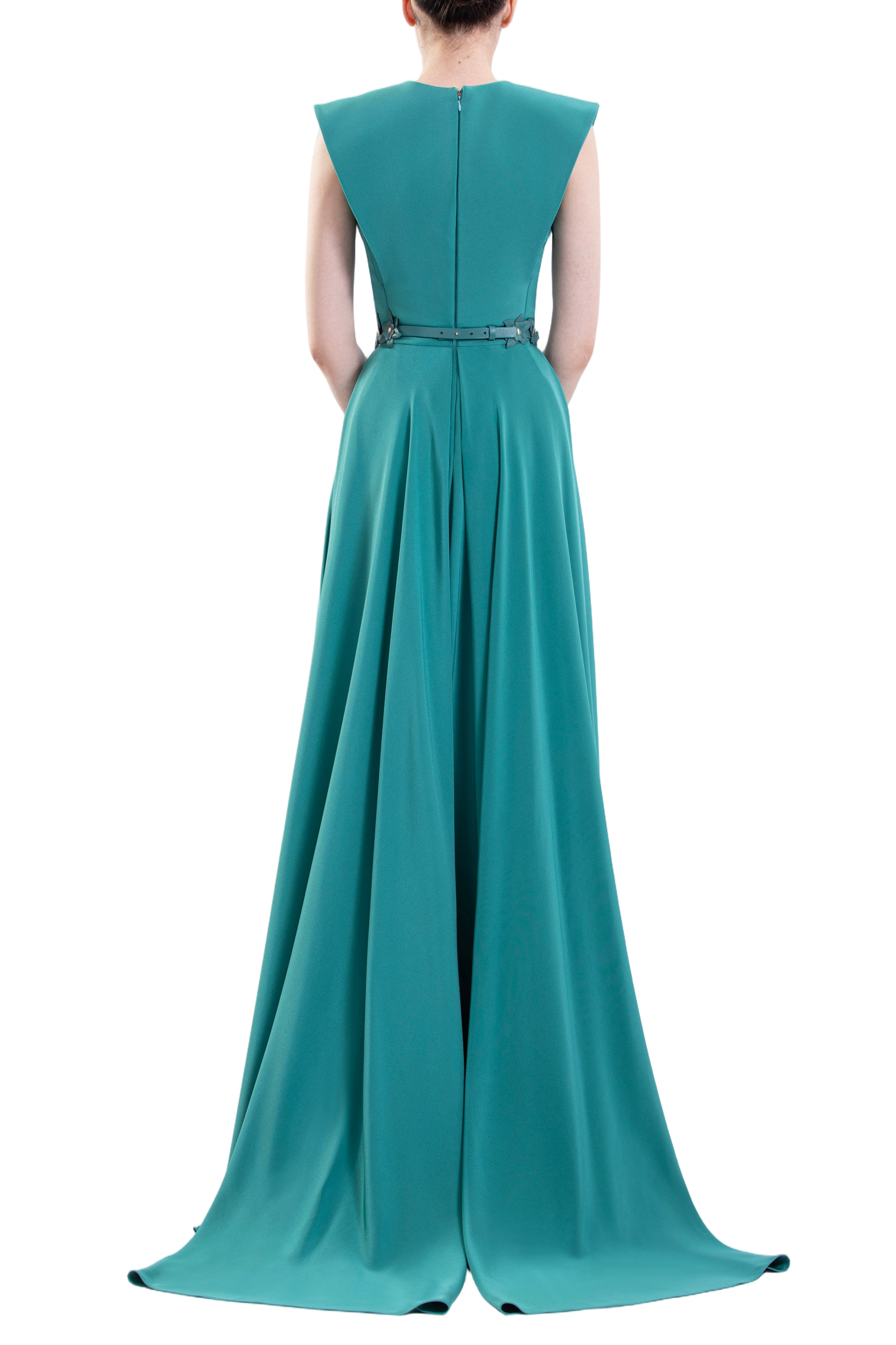 Plain Crepe Dress