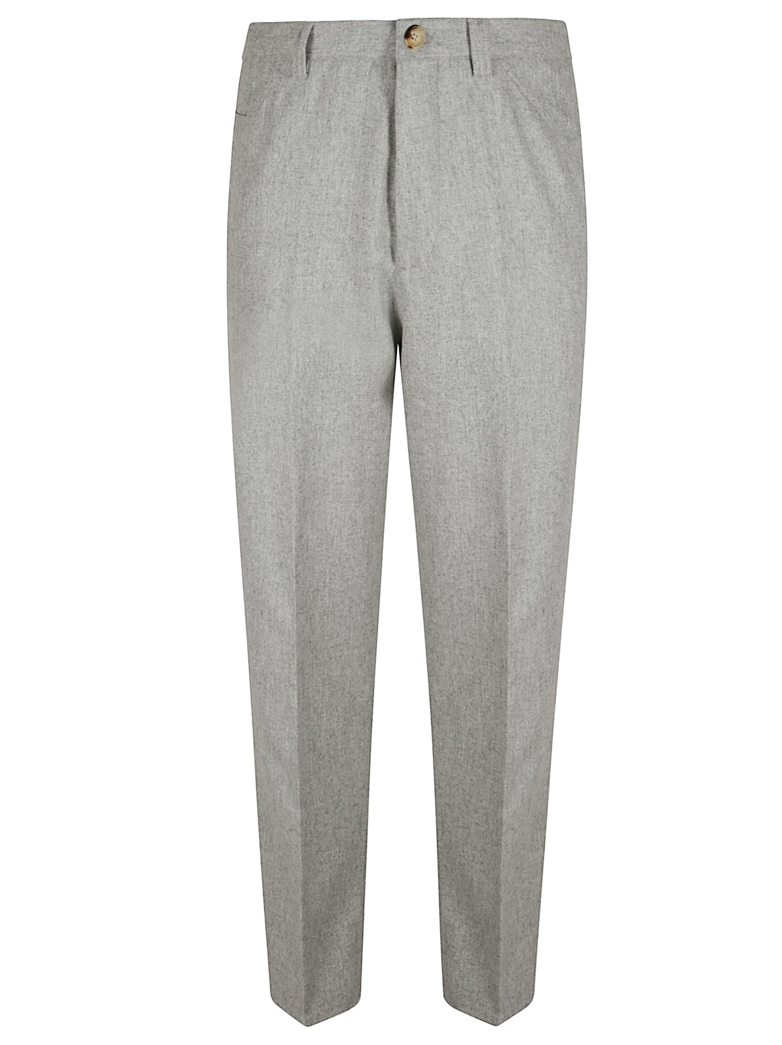 Medium Grey Wool Trousers