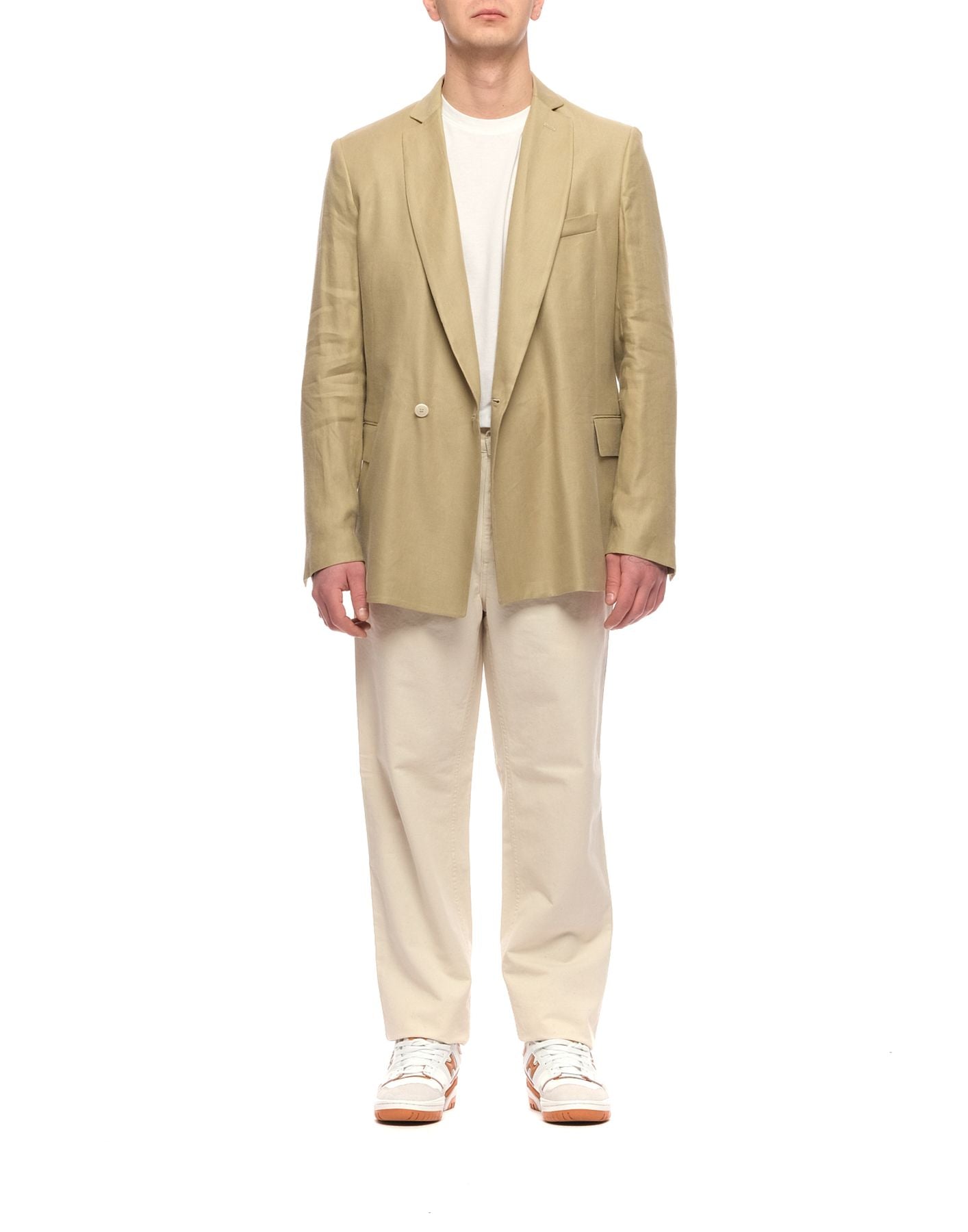 Oversized Blazer With Off-Centre Button Closure