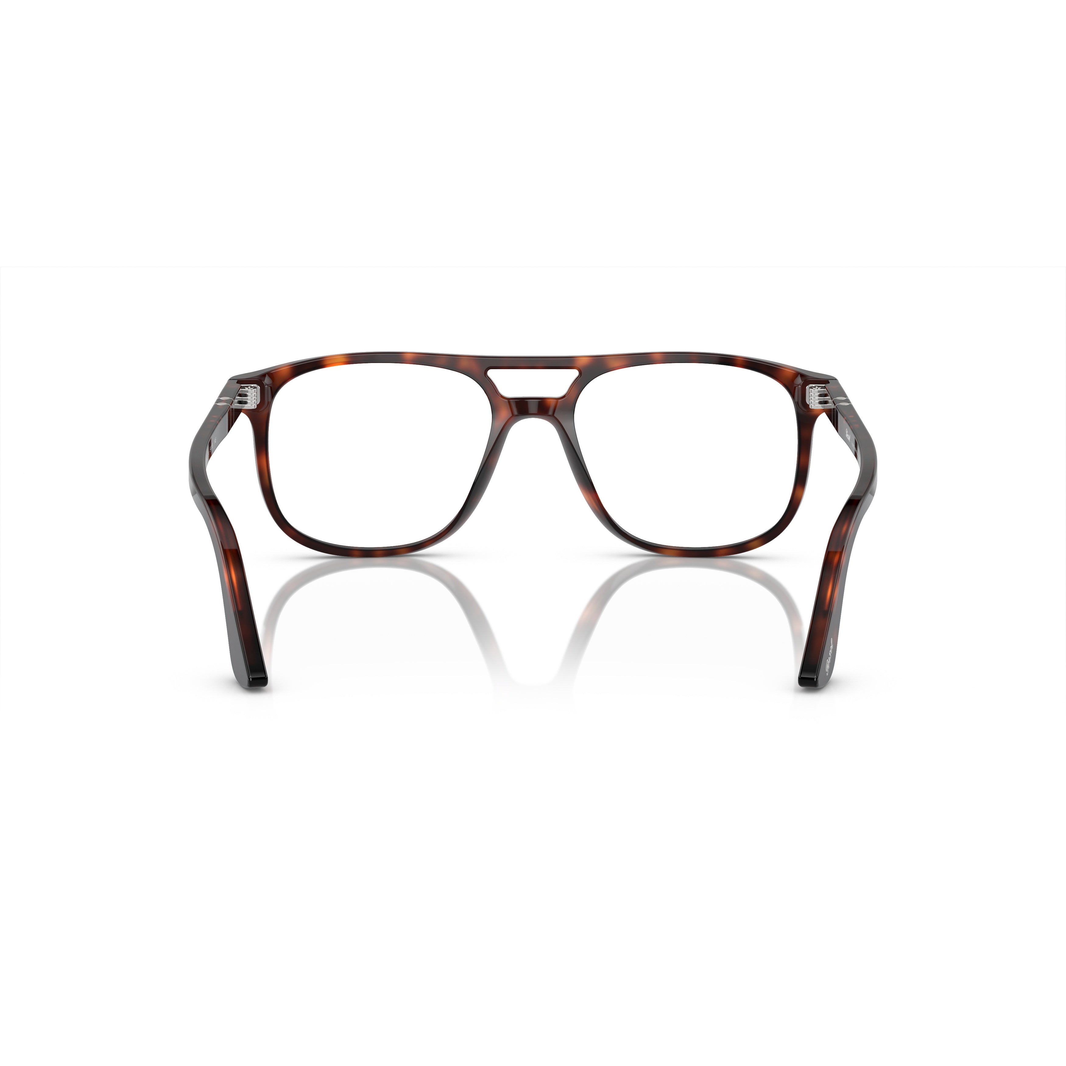 0po3329v Rectangular Acetate Eyeglasses with Keyhole Bridge