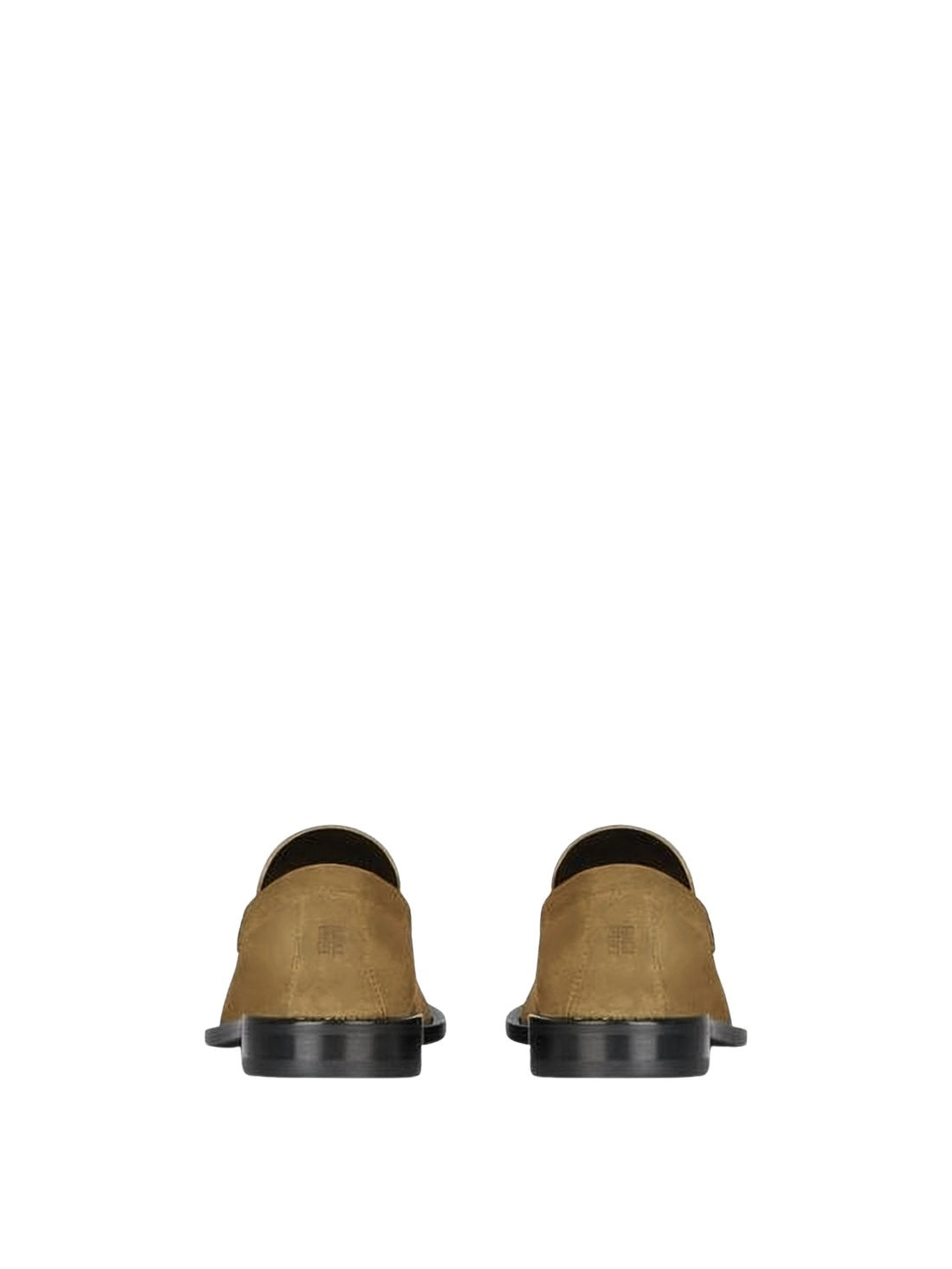 Calf Leather Loafers with Minimalist Design and Embossed Branding
